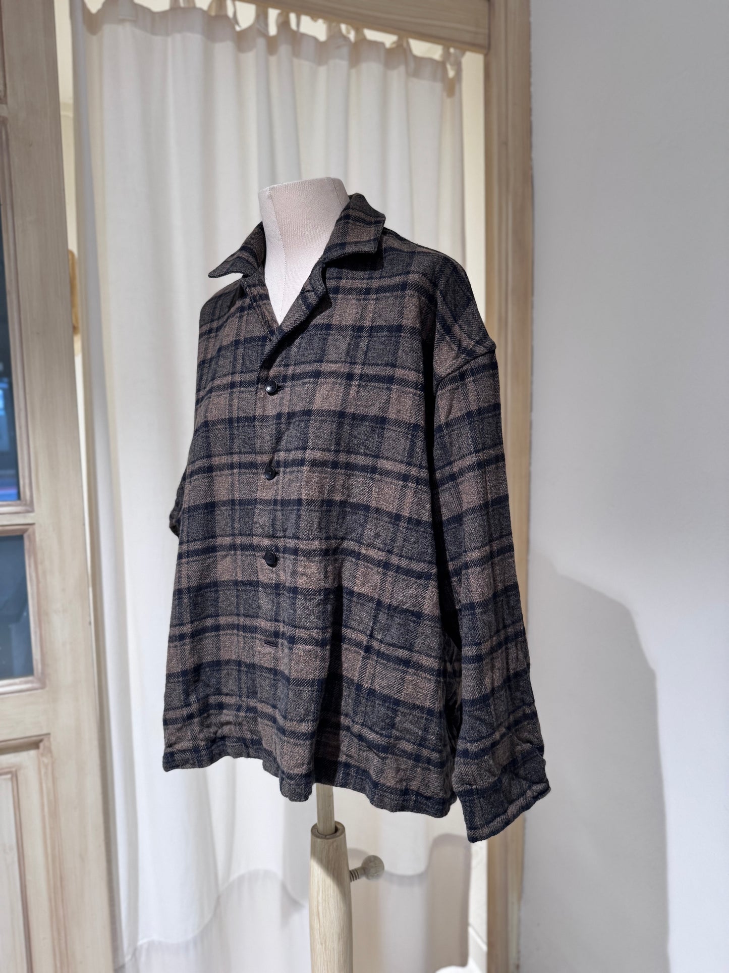 W Check Jacket - PAS DE CALAIS Brown Check