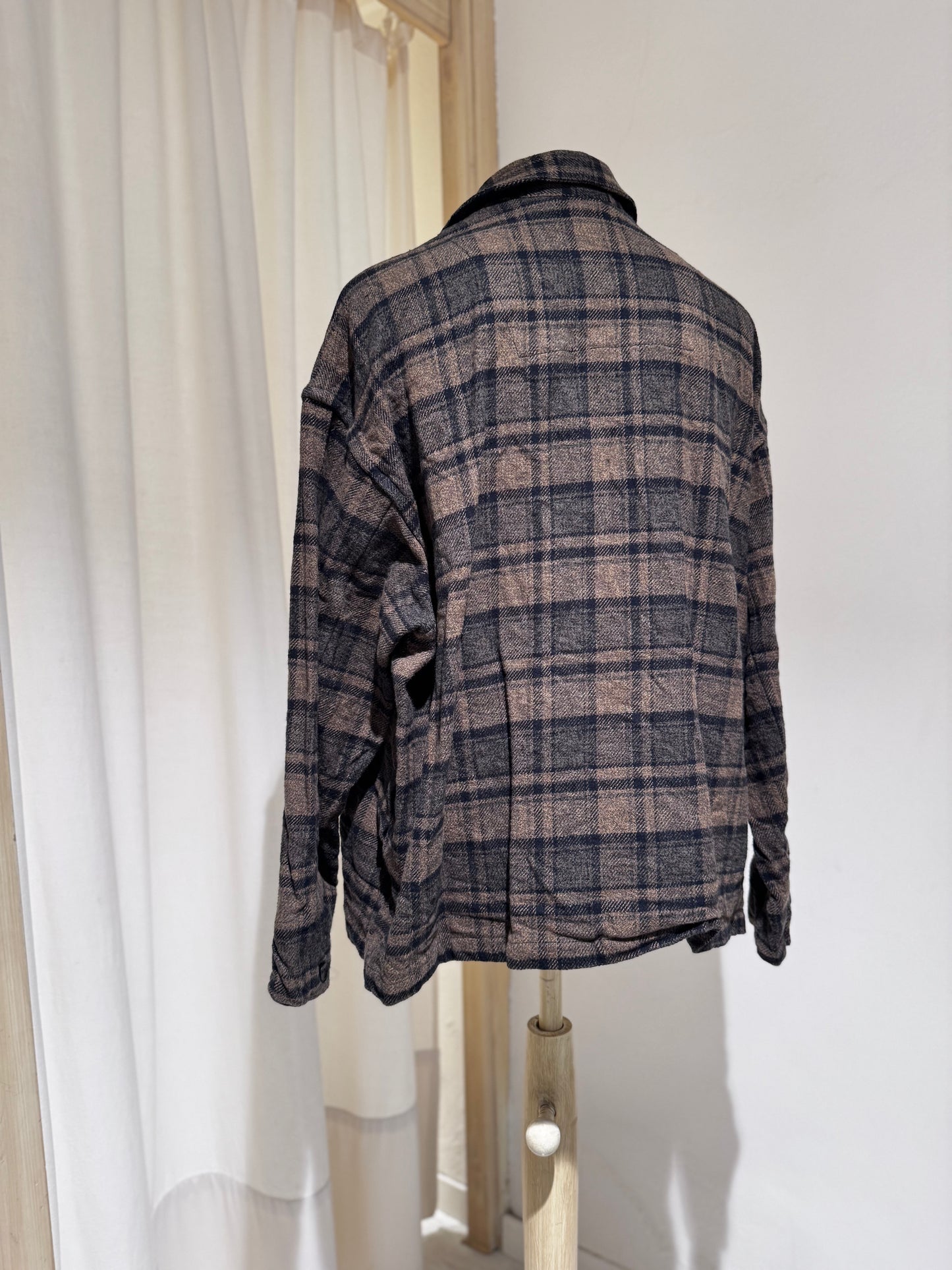 W Check Jacket - PAS DE CALAIS Brown Check