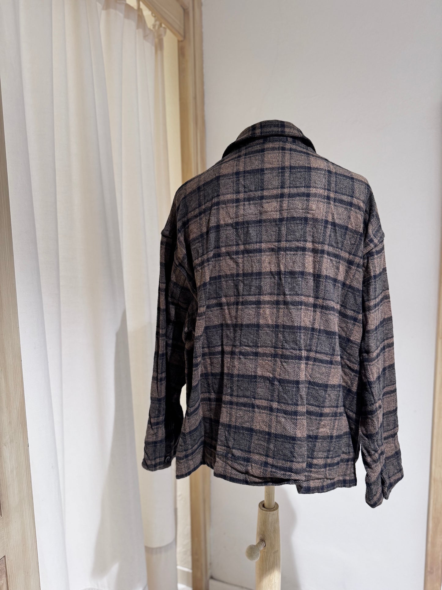 W Check Jacket - PAS DE CALAIS Brown Check