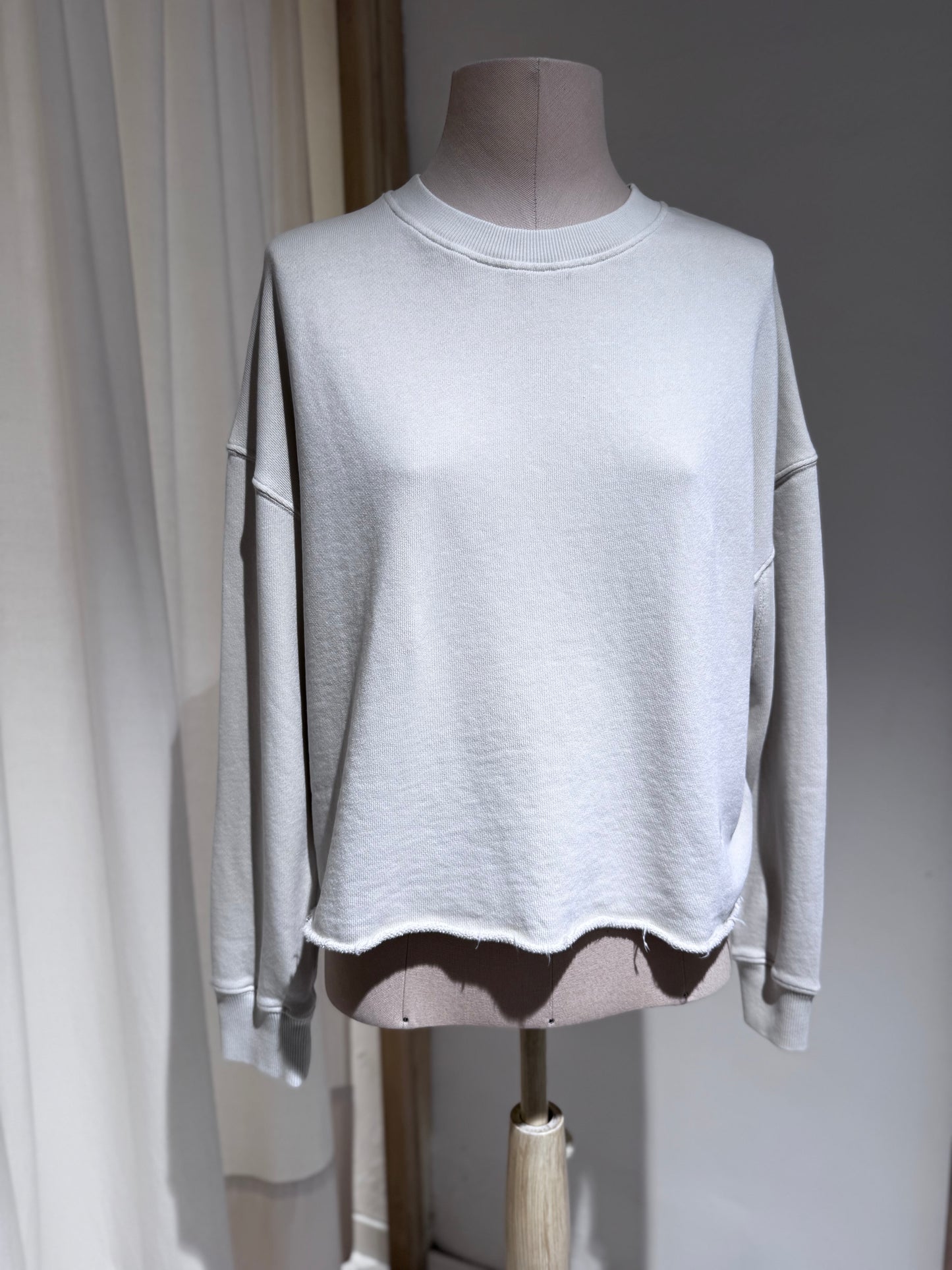W Round Neck T-Shirt - PAS DE CALAIS Ivory