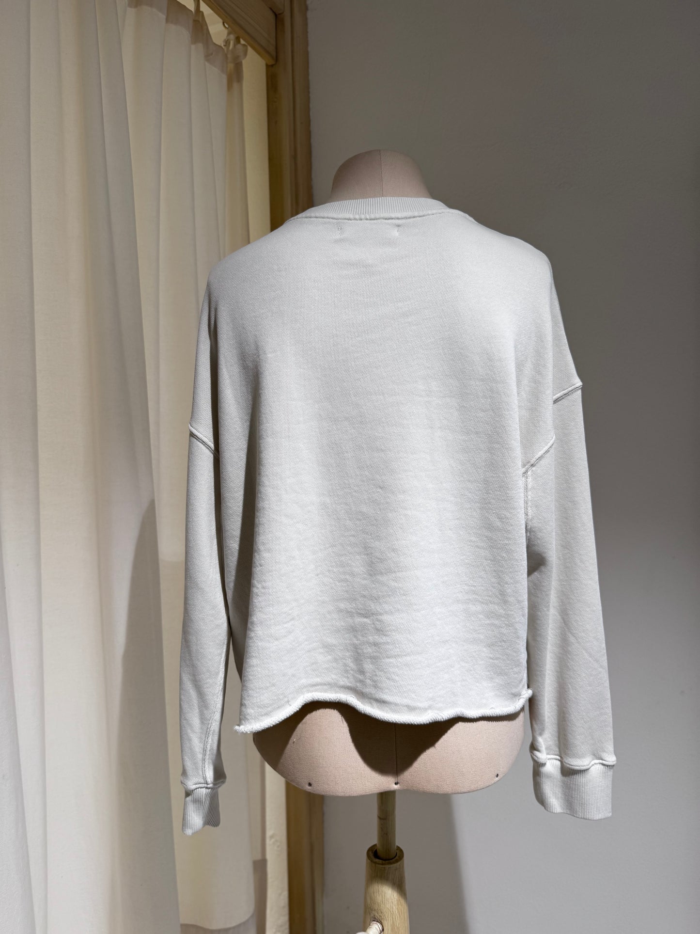 W Round Neck T-Shirt - PAS DE CALAIS Ivory