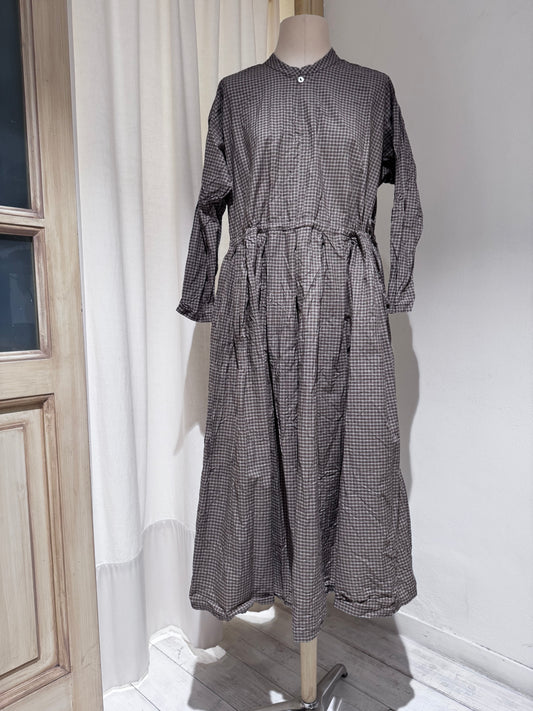 W Long Sleeve Cotton Dress - PAS DE CALAIS Grigio
