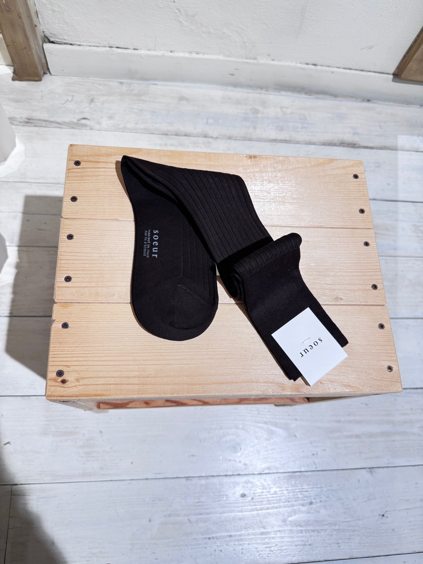 W Walk Socks - SOEUR Brown