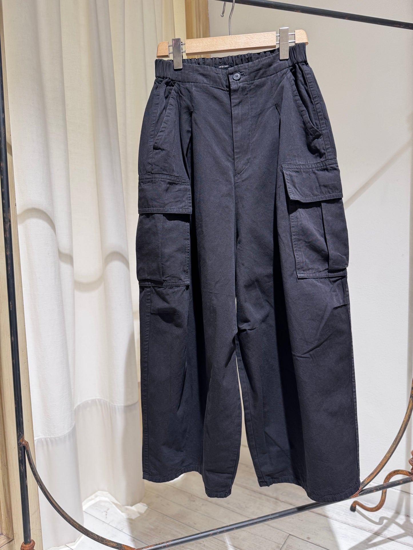 W Maxi Cargo Pant PAS DE CALAIS Black
