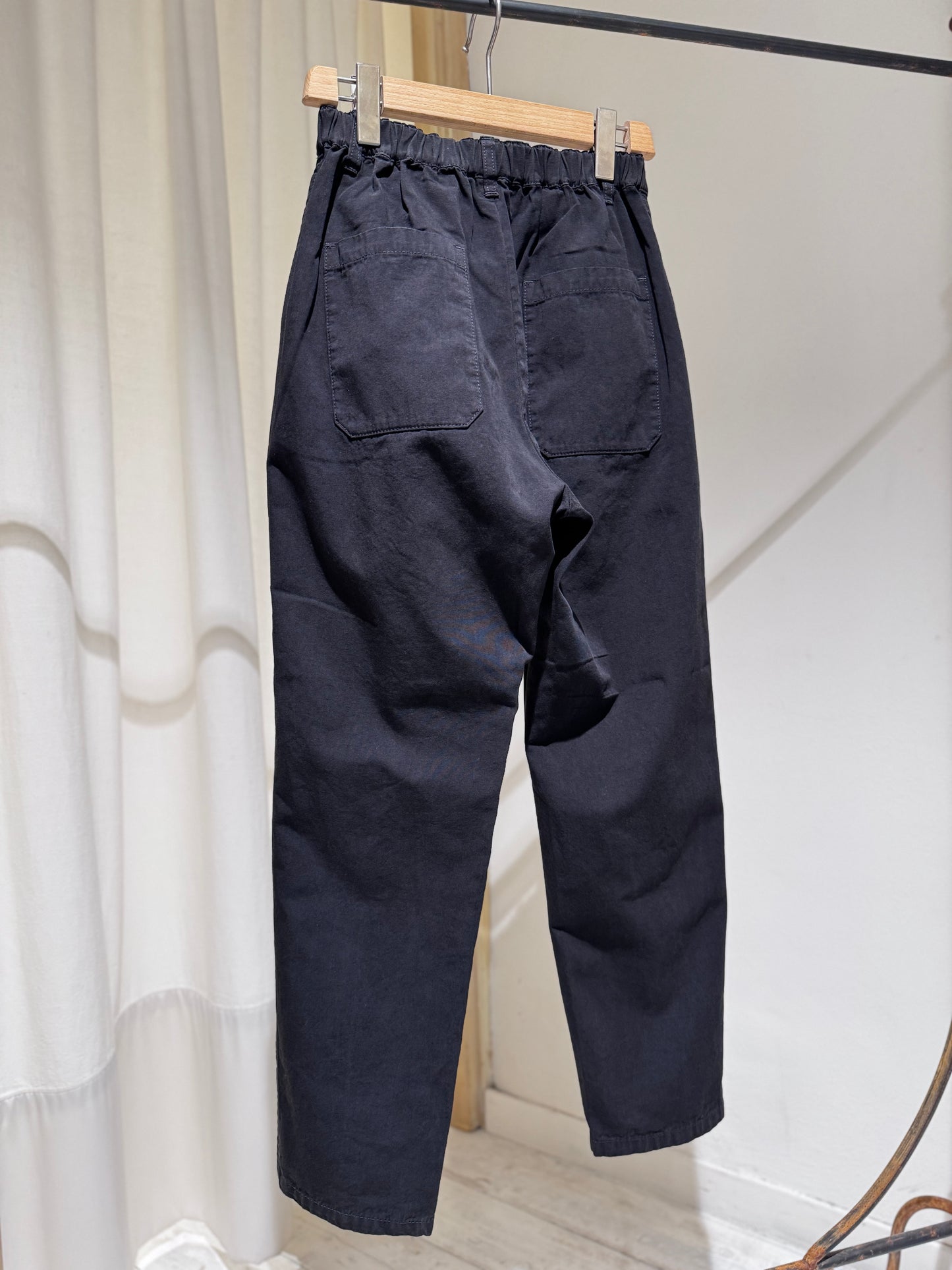 W Cotton Grosgrain Tapered Pant PAS DE CALAIS Dark Brown