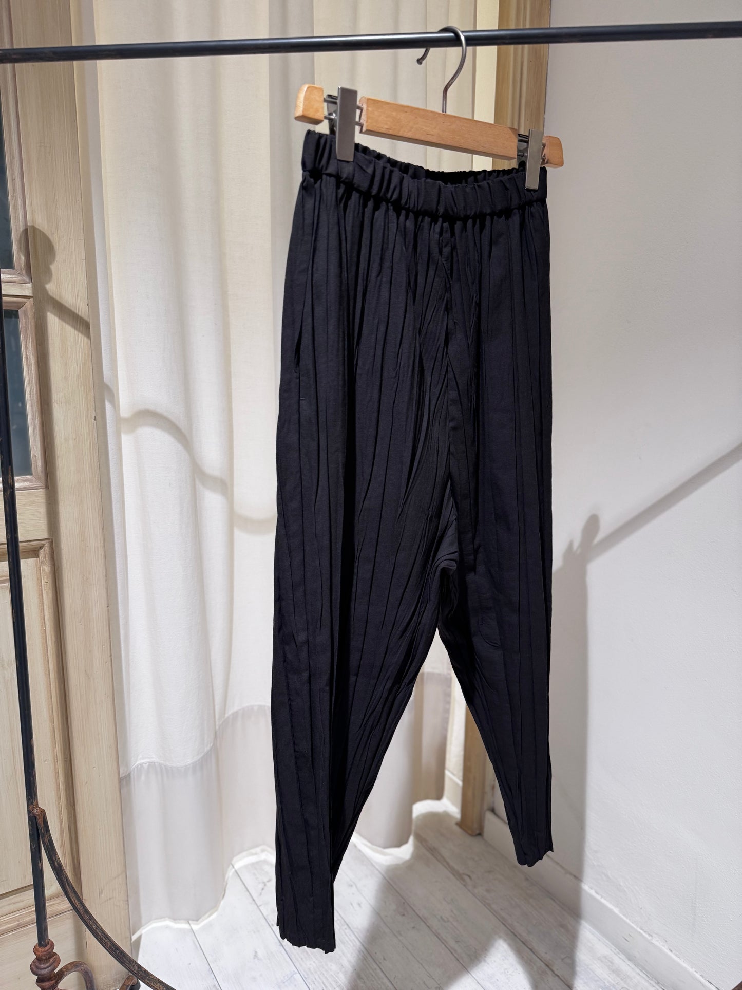 W Plissé Pant - PAS DE CALAIS Dark Brown