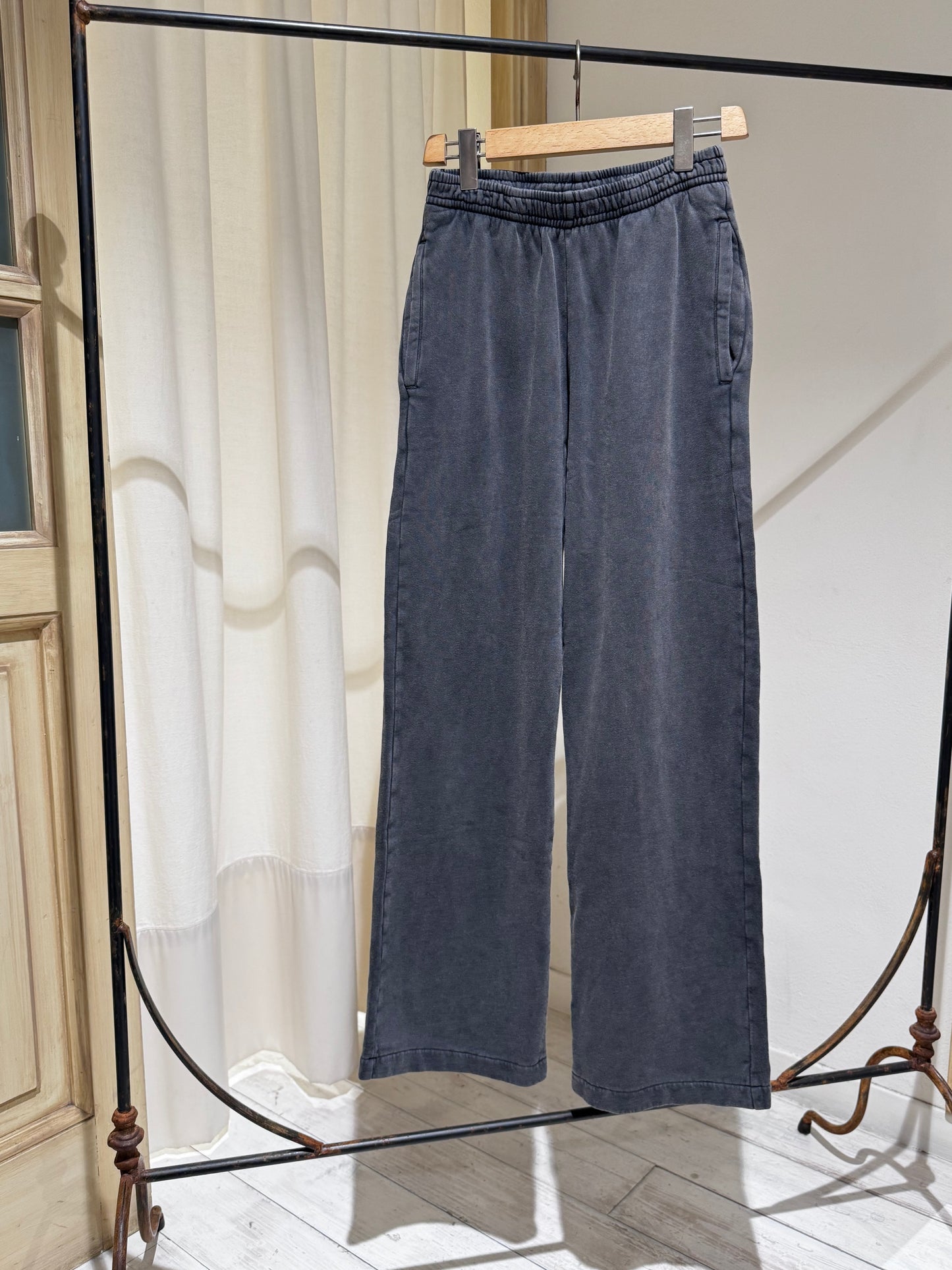W Organic Straight Leg Sweatpants - COLORFUL STANDARD Faded Black