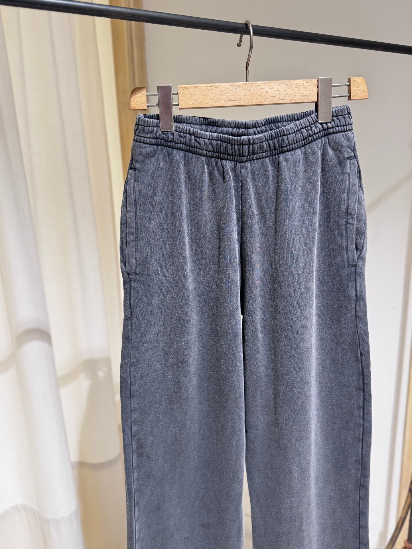 W Organic Straight Leg Sweatpants - COLORFUL STANDARD Faded Black