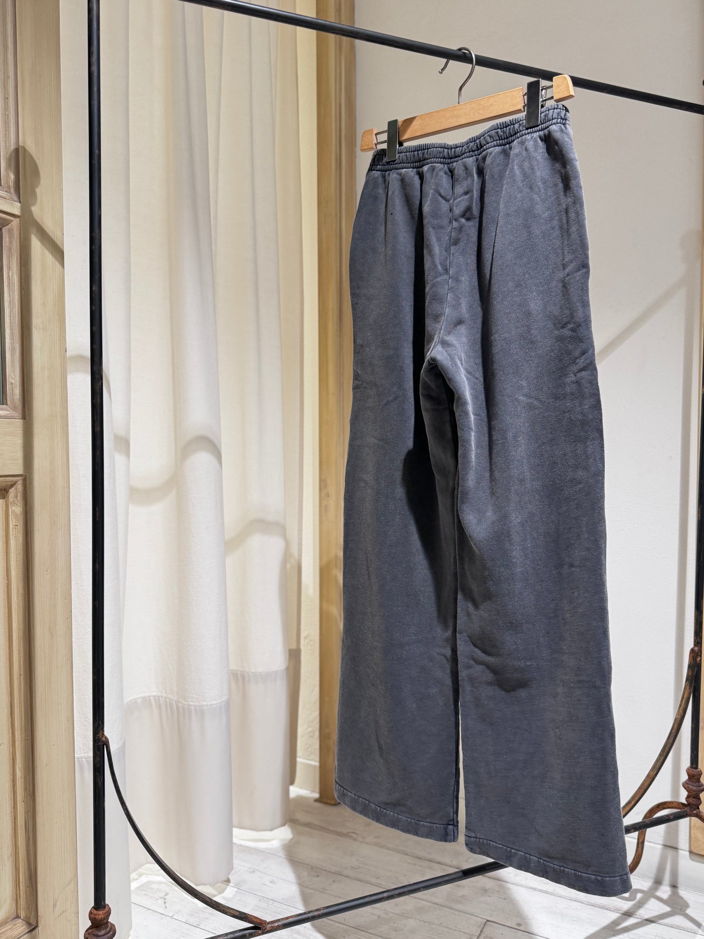W Organic Straight Leg Sweatpants - COLORFUL STANDARD Faded Black