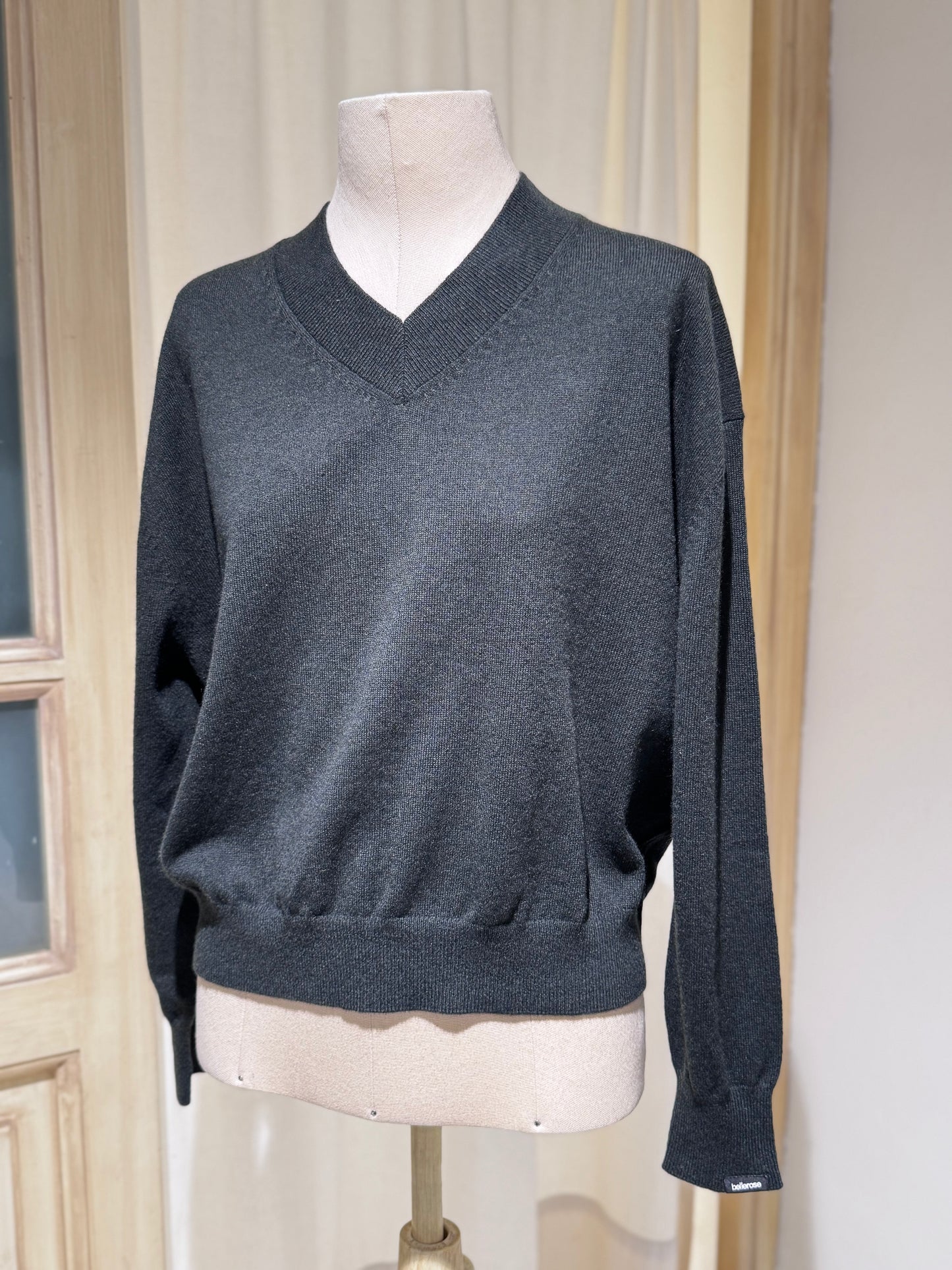 W Slax cashmere sweater - BELLEROSE - Dark Green