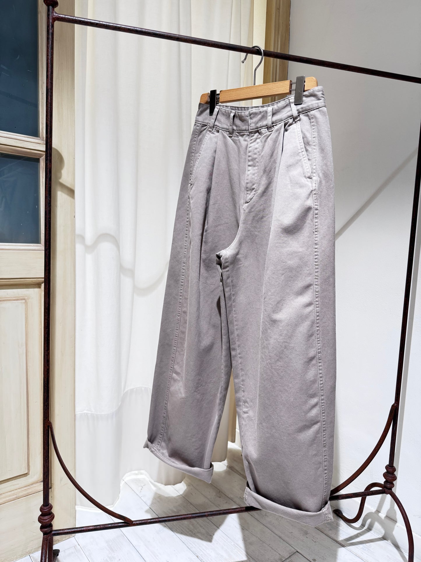 W Pant Gaby SOEUR Gris/Beige