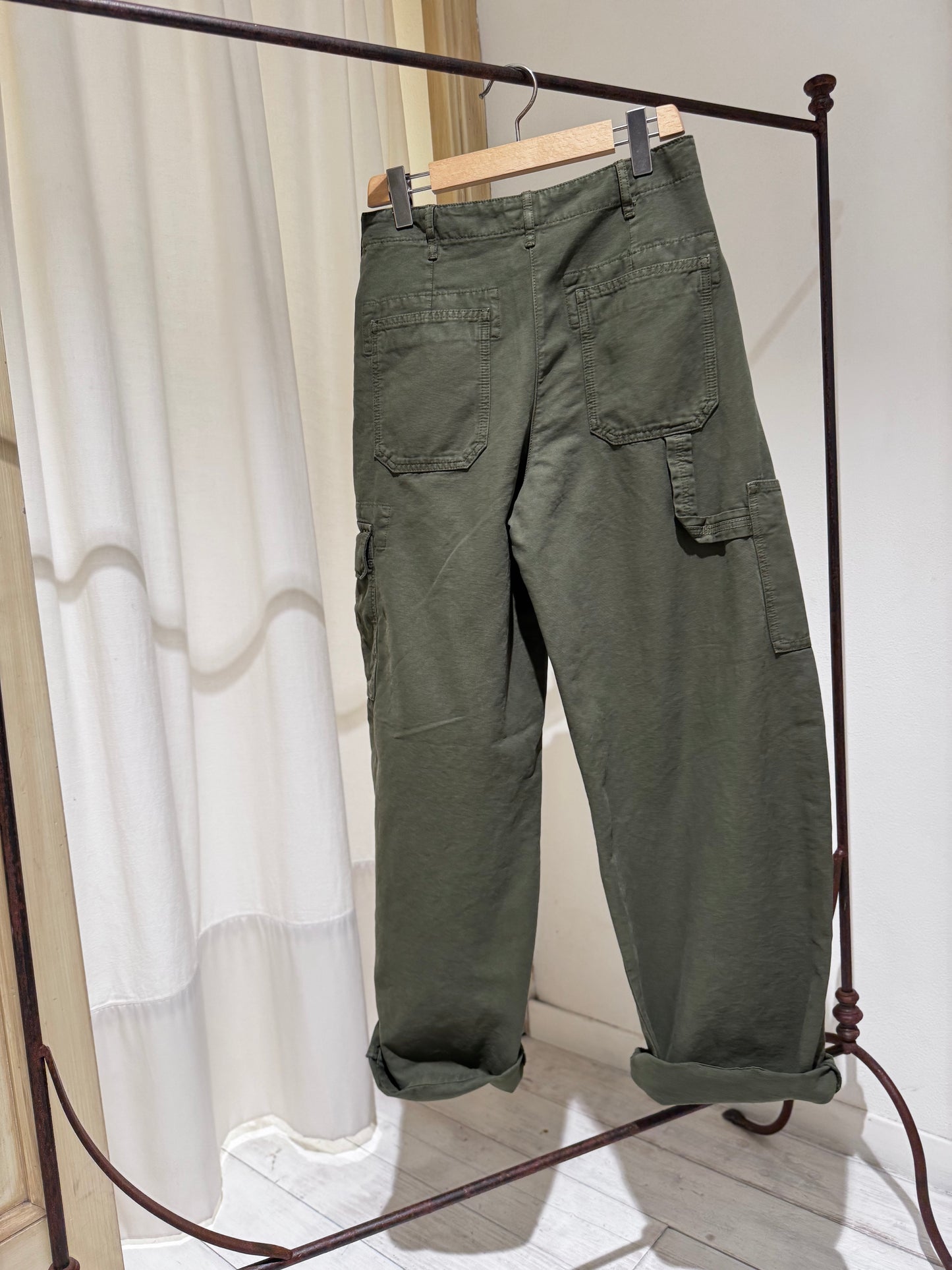 W Piazza relaxed trousers - BELLEROSE - Military Green