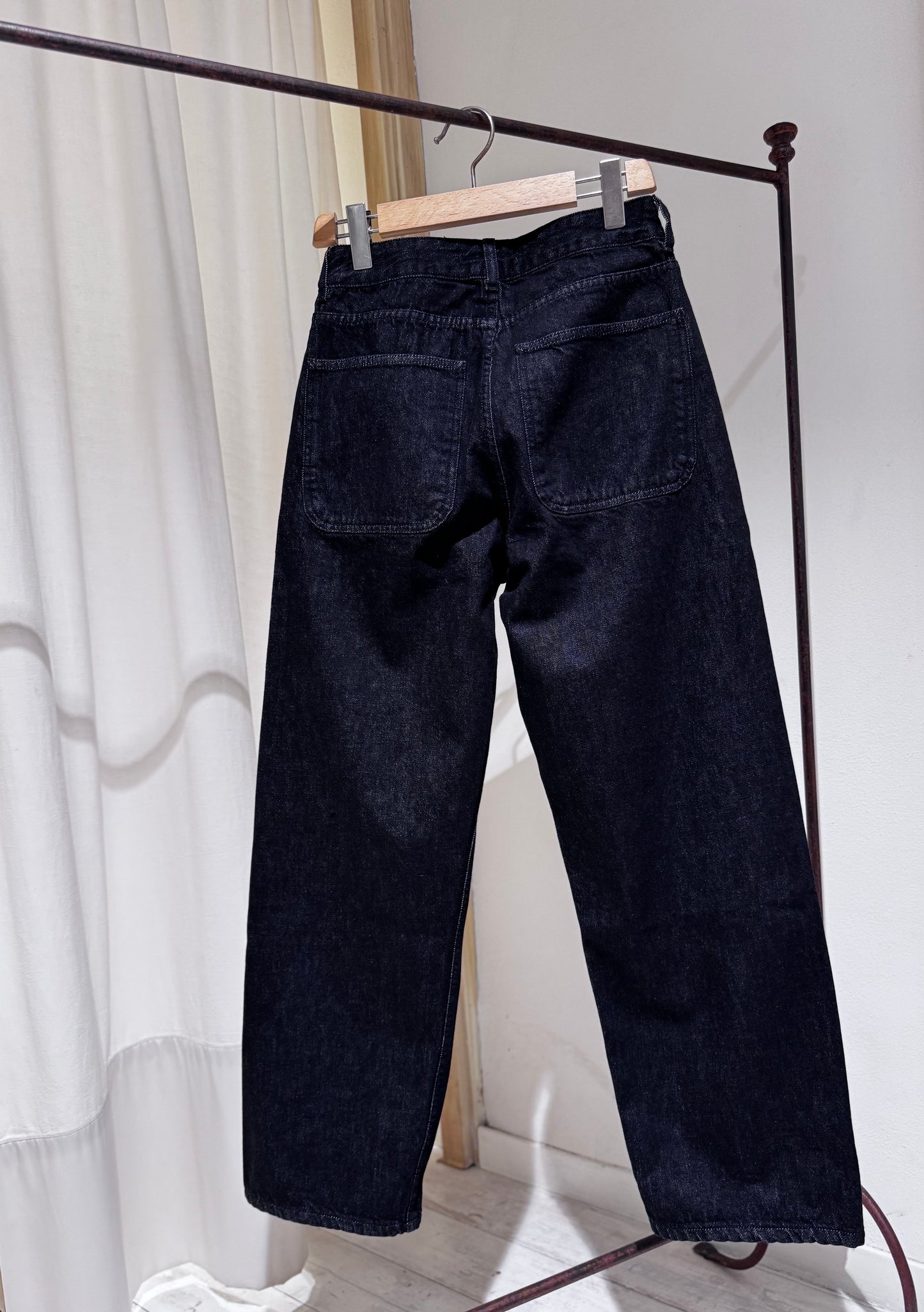 W Silver Jean Denim YMC - Black