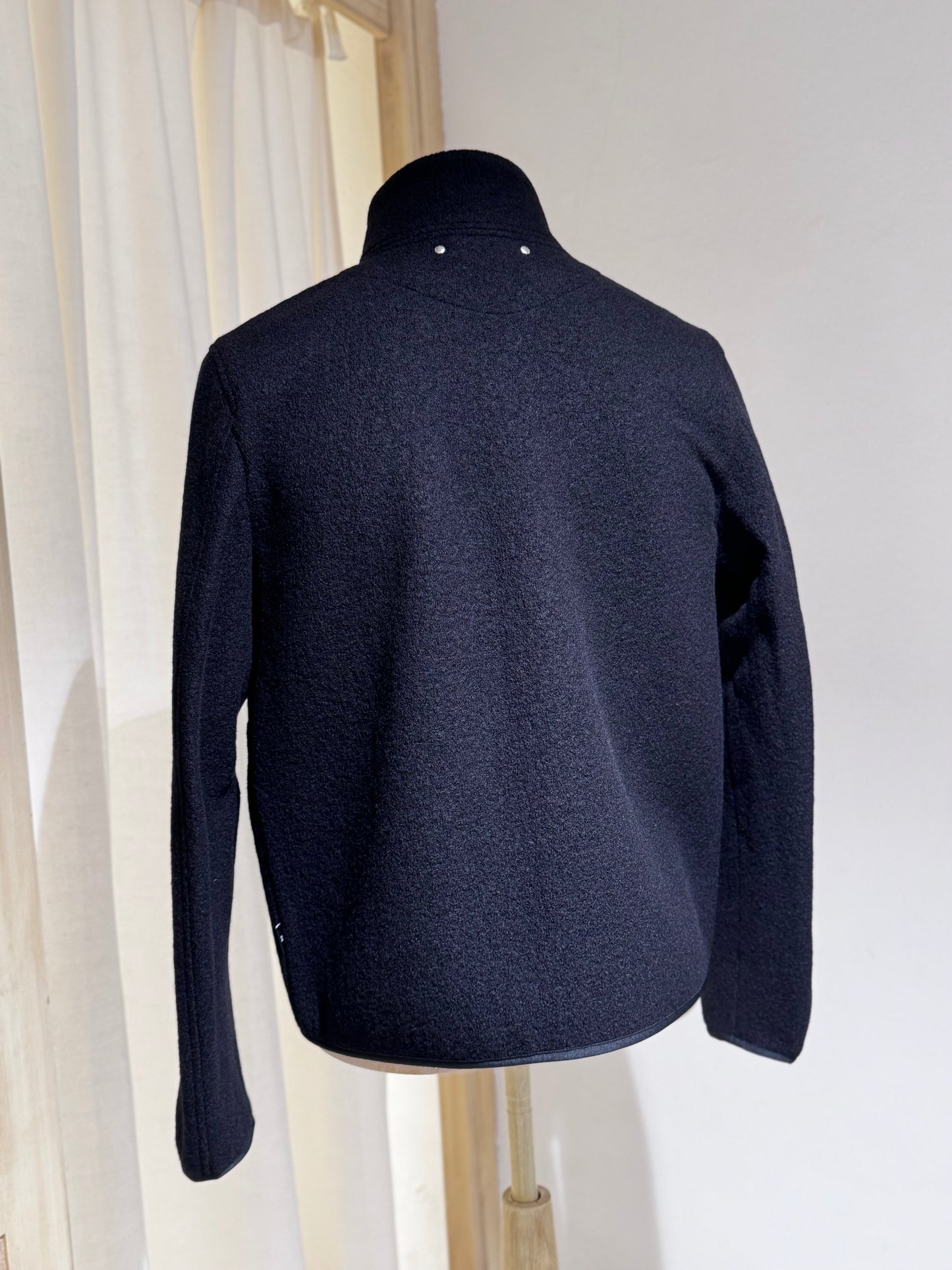 M WOOL ZIP JACKET - PS PAUL SMITH - Black