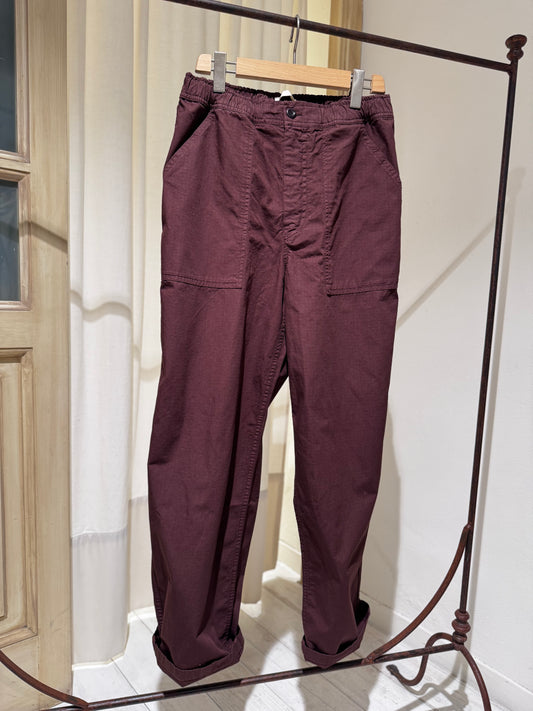 M Ragnar Relaxed Cotton Ripstop Pant NORSE PROJECTS - Mahogany