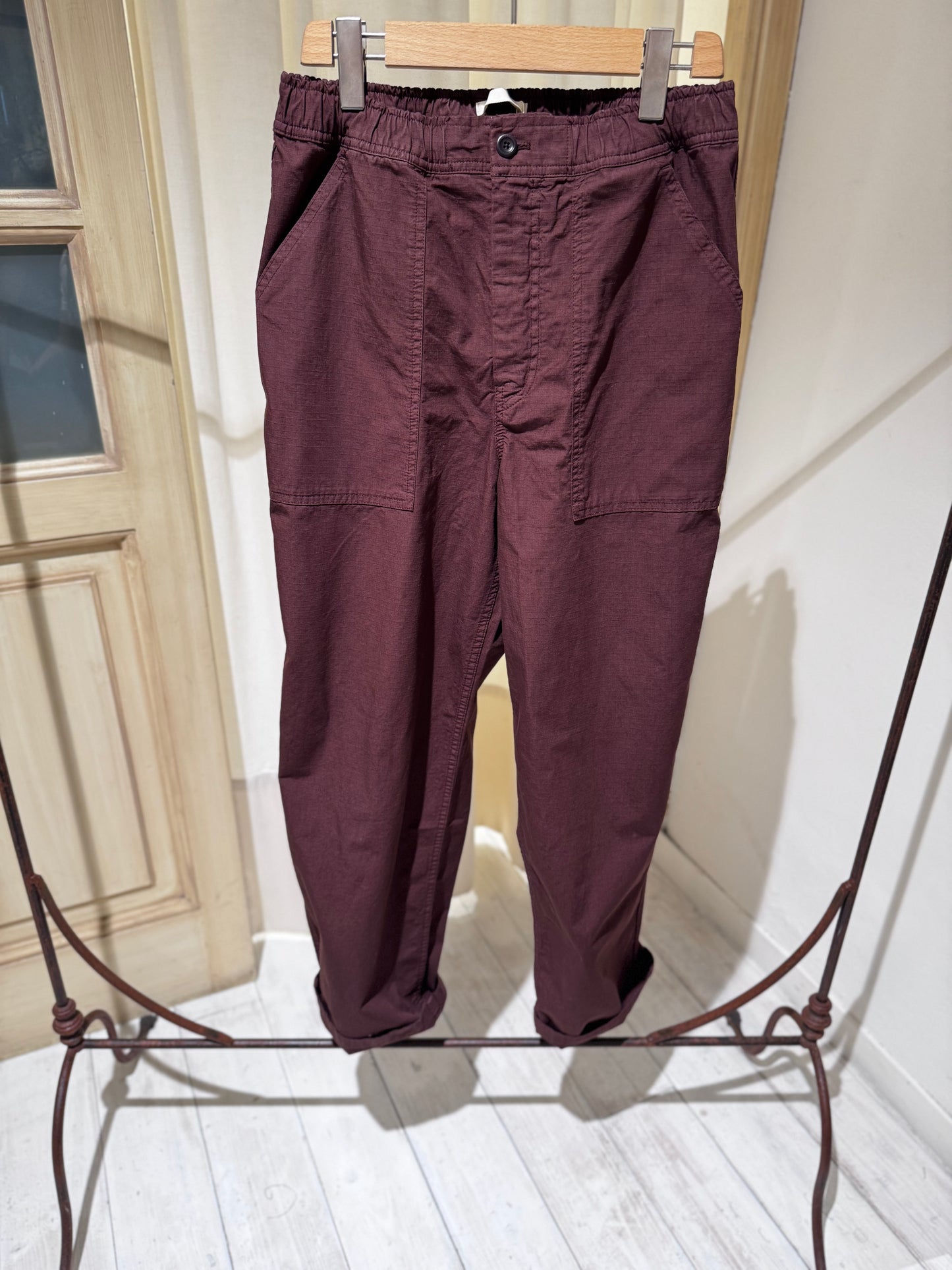 M Ragnar Relaxed Cotton Ripstop Pant NORSE PROJECTS - Mahogany