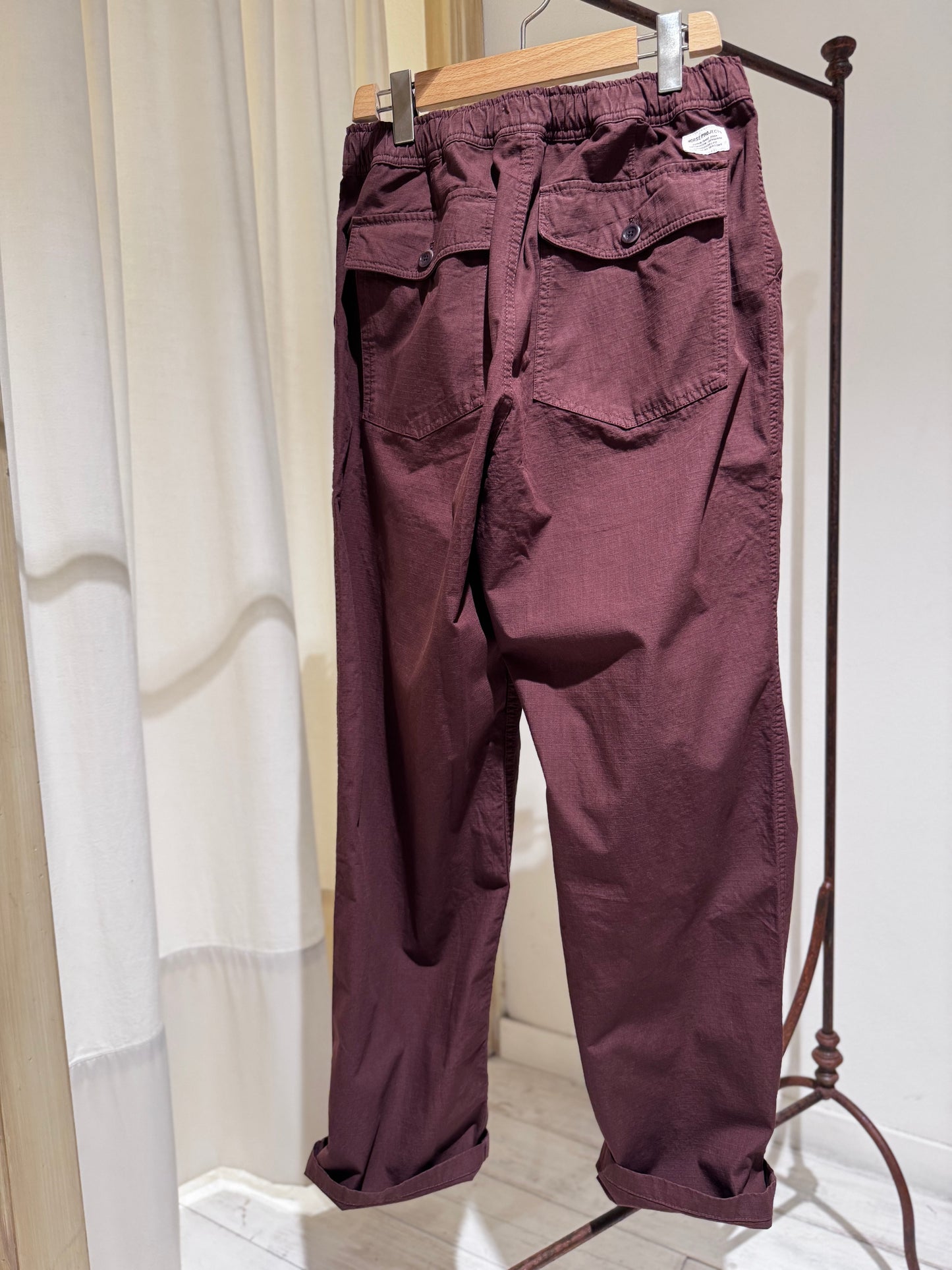 M Ragnar Relaxed Cotton Ripstop Pant NORSE PROJECTS - Mahogany