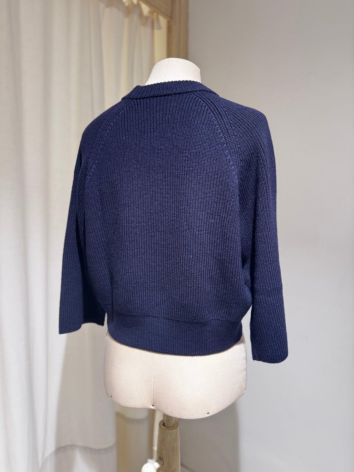 W ROUNDENCK KNIT - FORTE FORTE - DARK NAVY