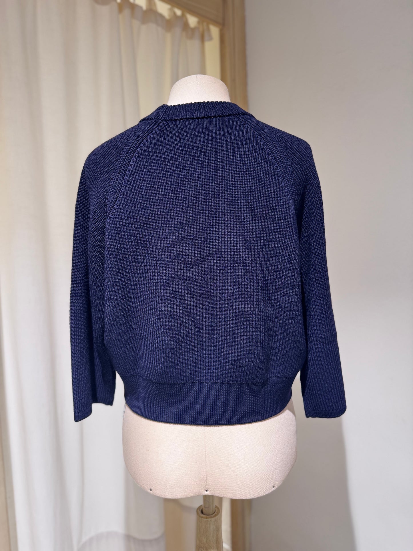 W ROUNDENCK KNIT - FORTE FORTE - DARK NAVY