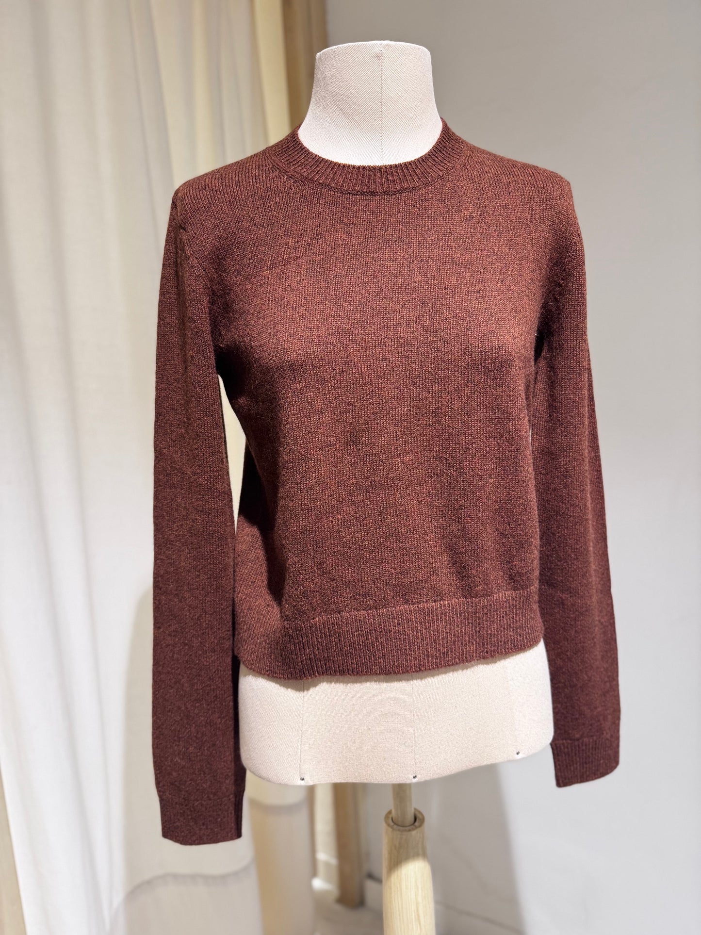 W Spag slim cashmere sweater - BELLEROSE - Suede