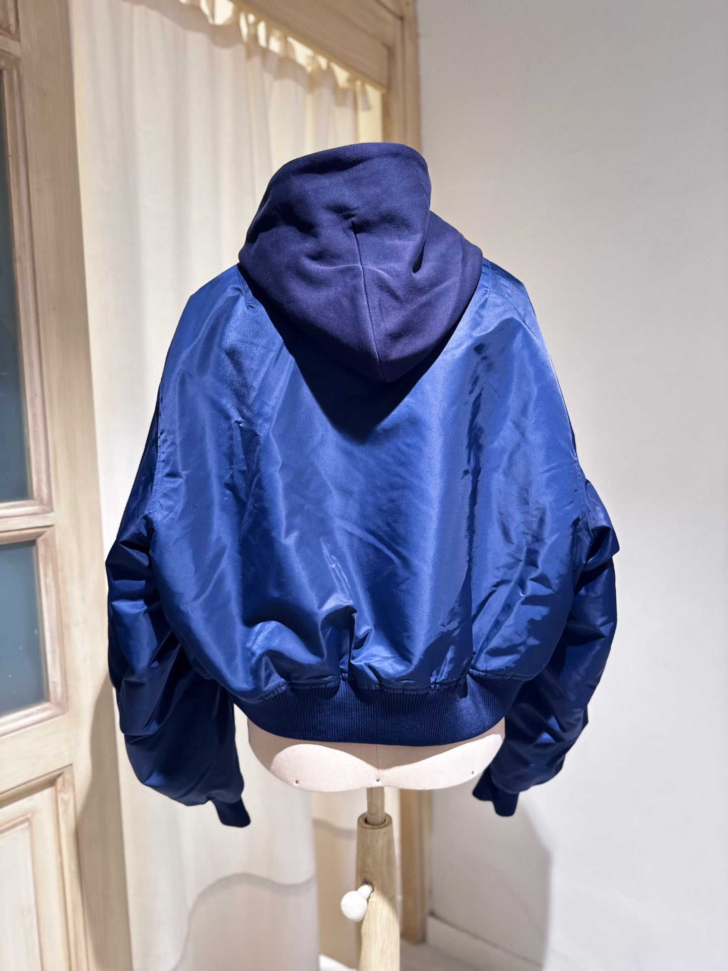 W Harty bomber jacket - BELLEROSE - Navy Blue