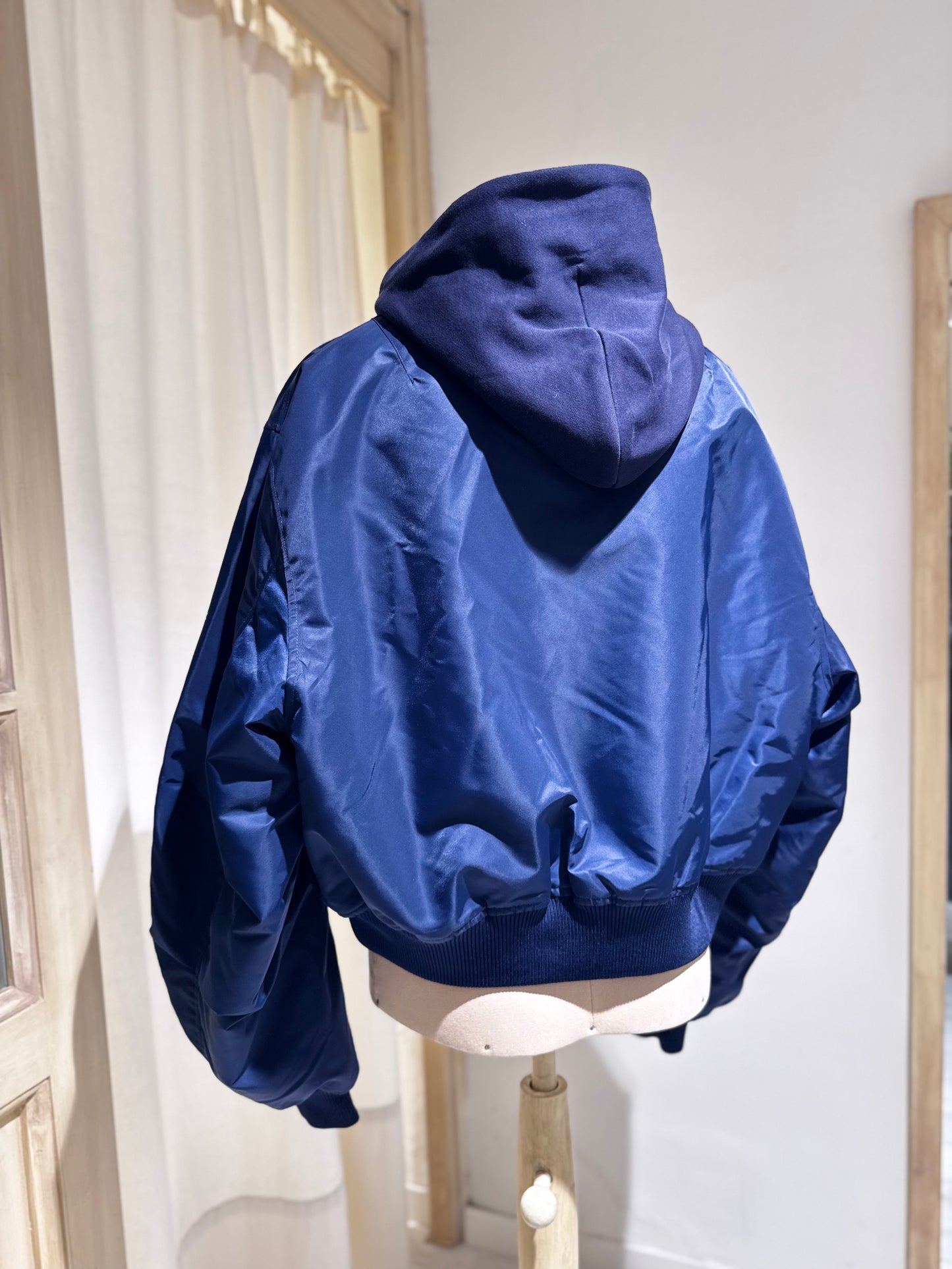 W Harty bomber jacket - BELLEROSE - Navy Blue