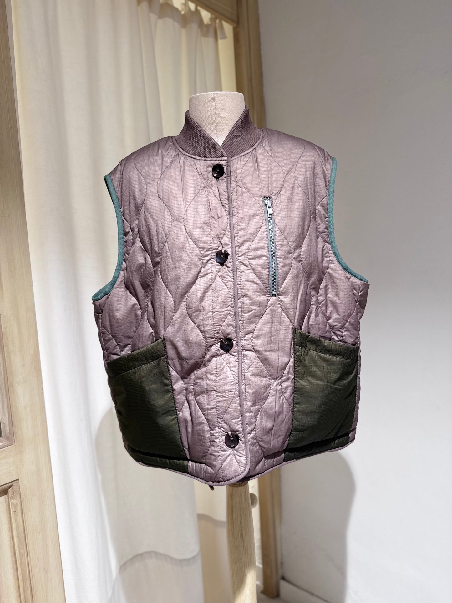 W Hamilton sleeveless jacket - BELLEROSE - peel