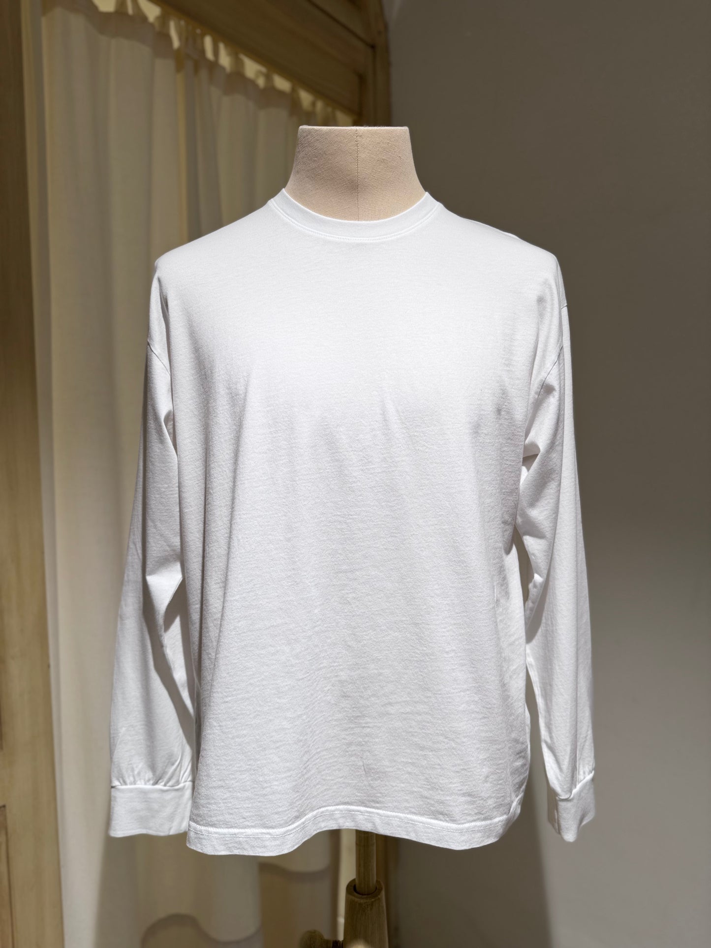 M OVERSIZED LONG SLEEVE - COLORFUL STANDARD - WHITE