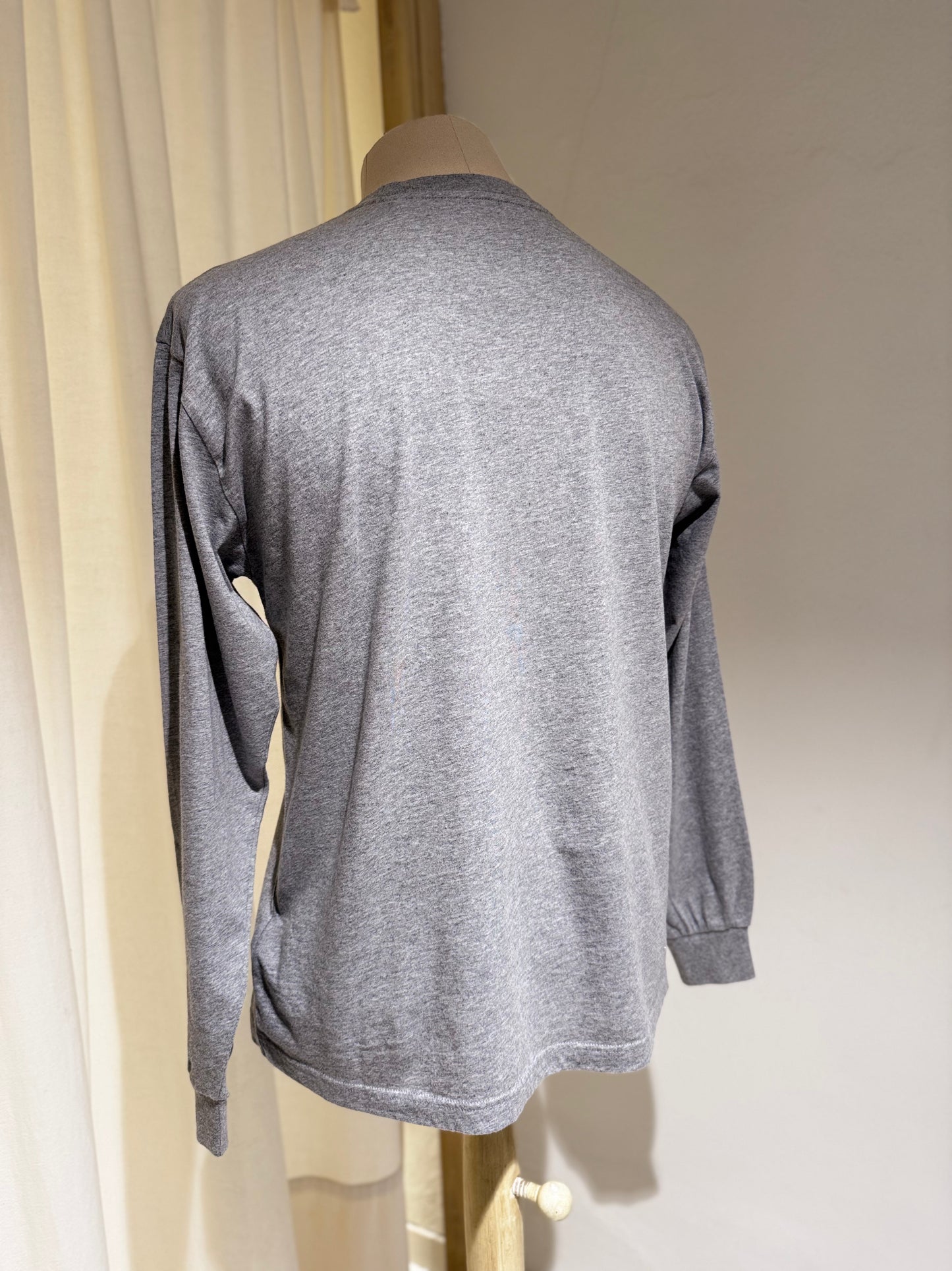 M OVERSIZED LONG SLEEVE - COLORFUL STANDARD - Heather Grey