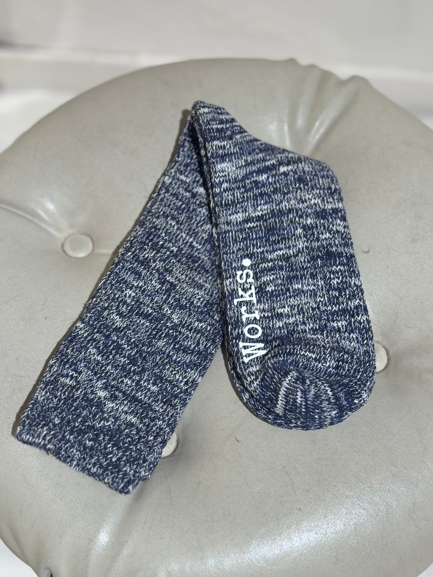 M Slub Knit Slub Sock - UNIVERSAL WORKS - Navy