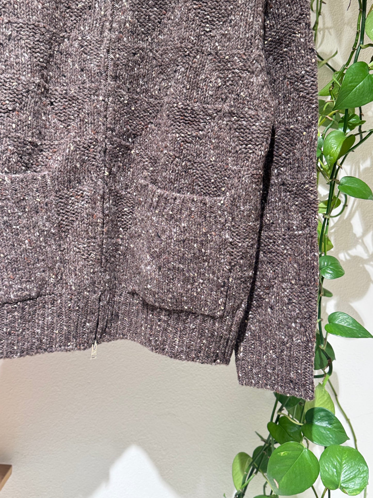 M Erik Donegal Diamond Jacket - NORSE PROJECTS - SEAL BROWN