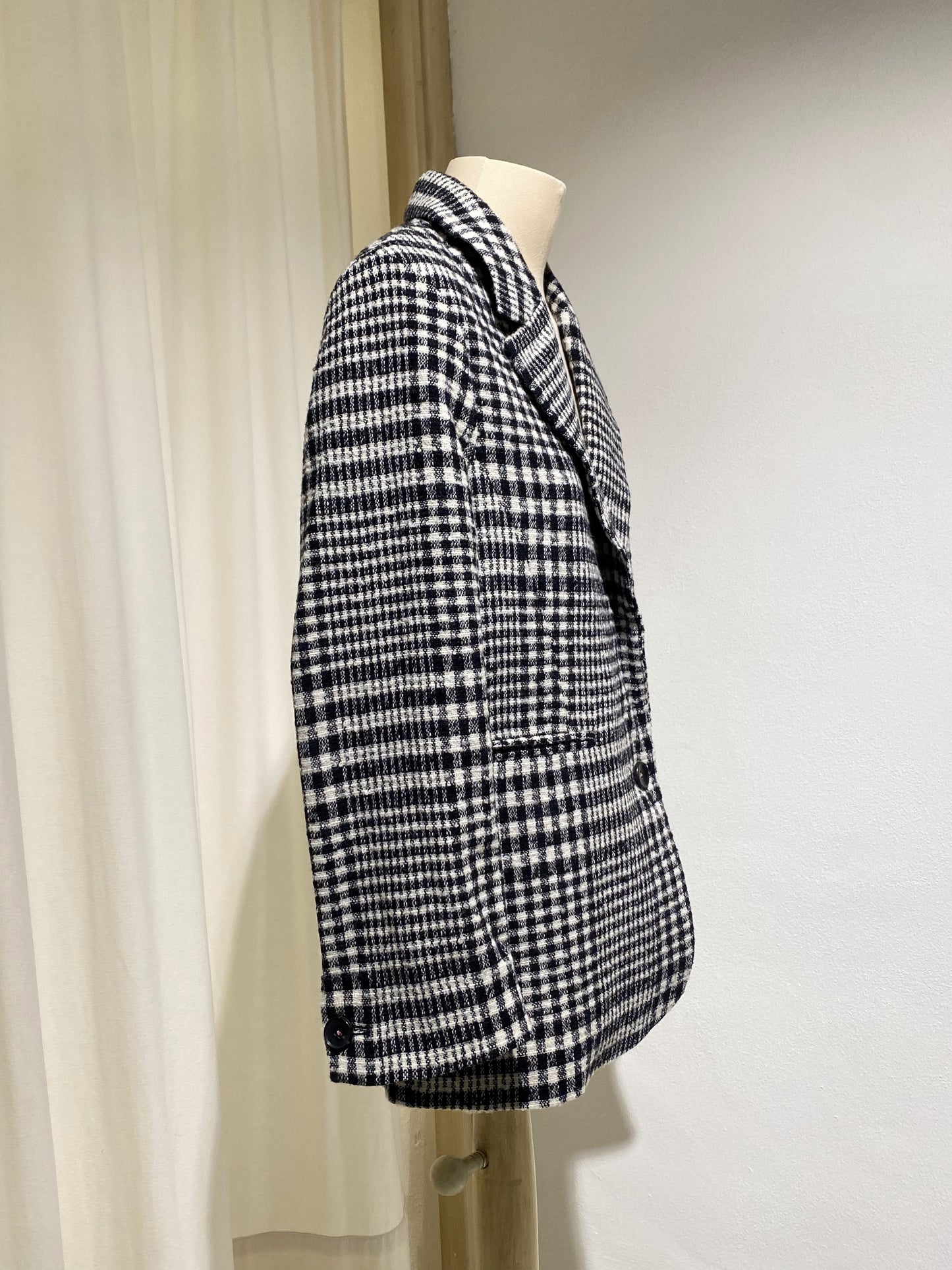W VEIL BLAZER - BELLEROSE - CHECK
