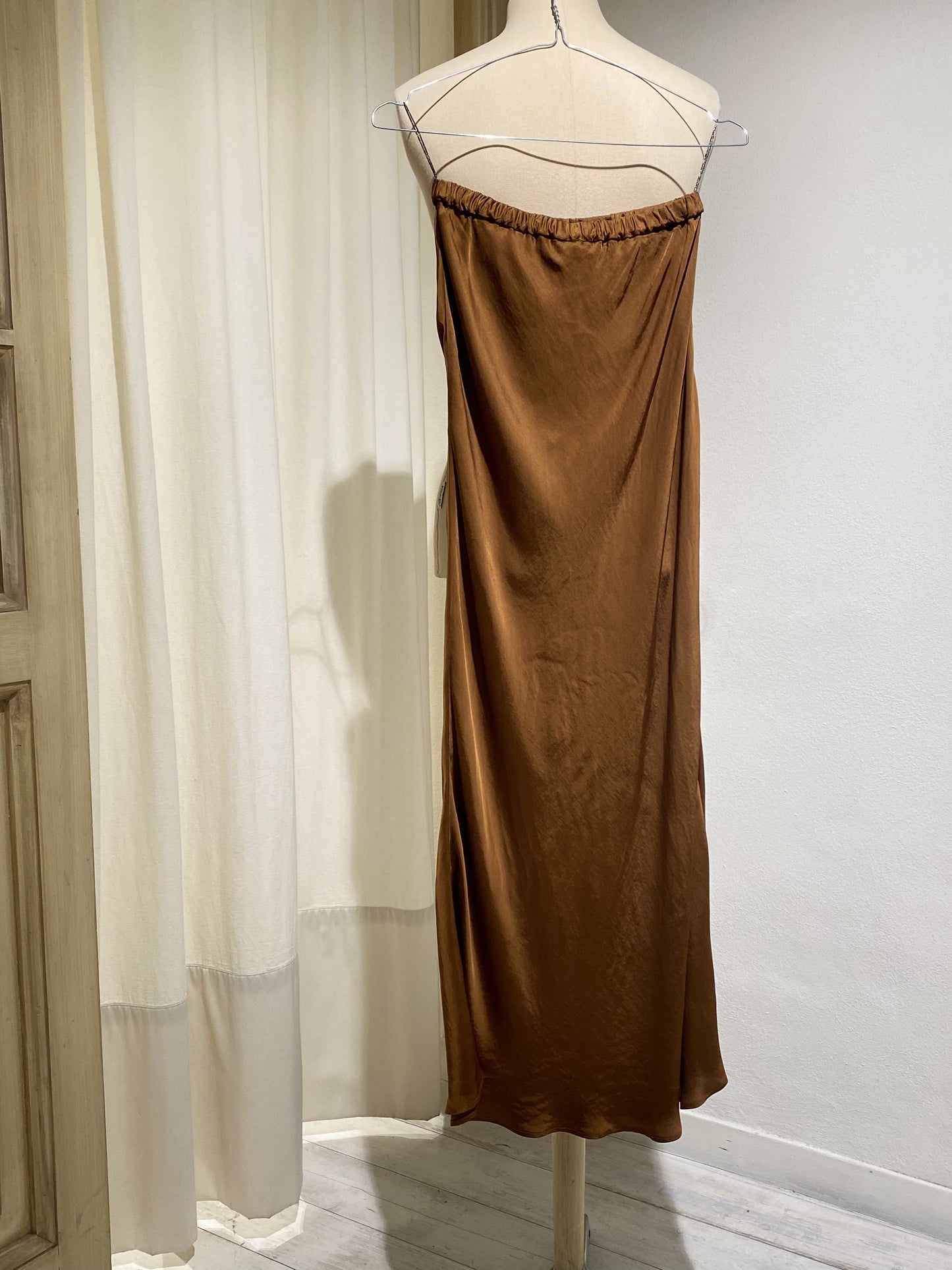 W DIEGA LONG SKIRT CARAMEL