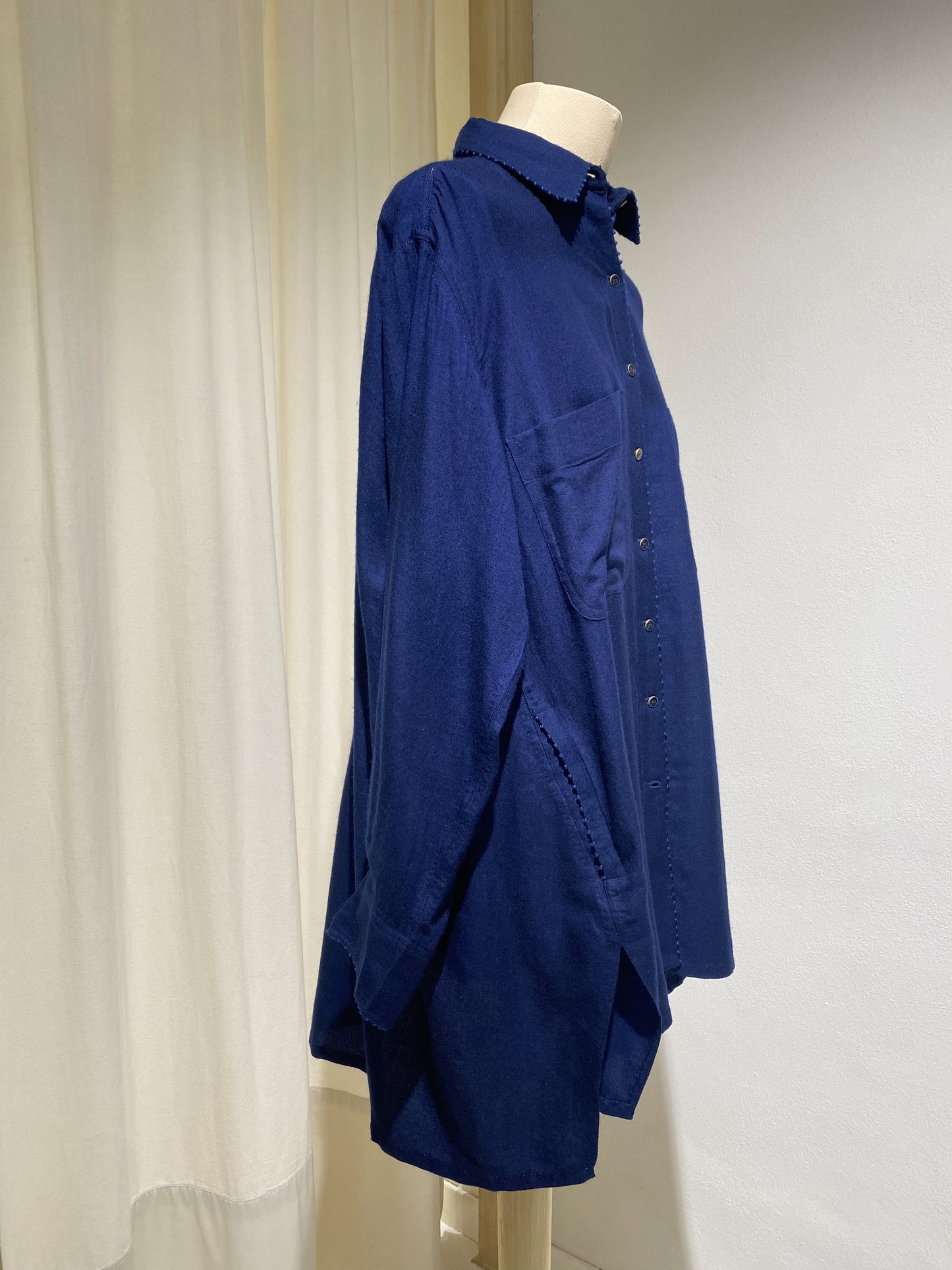 W SHIRT LONG SLEEVE PÉRO NAVY BLUE