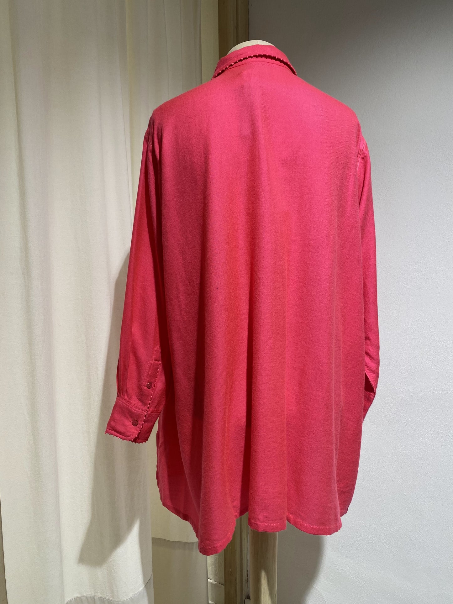 W SHIRT LONG SLEEVE PERO PINK GERANIO
