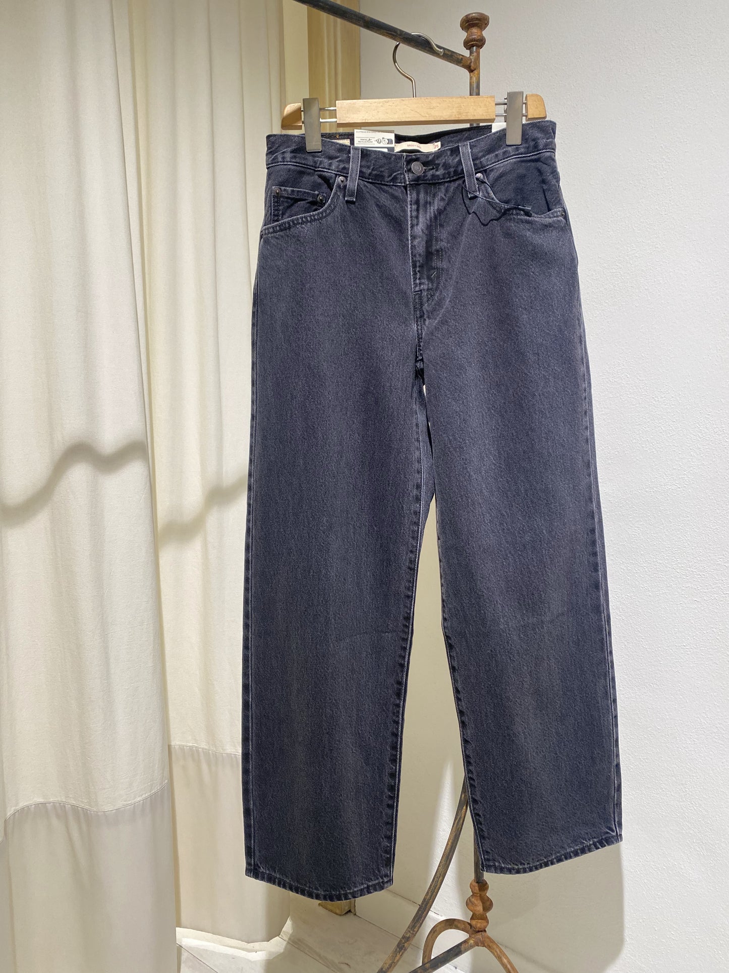 W Levi's® WellThread® Baggy Dad Jeans Black