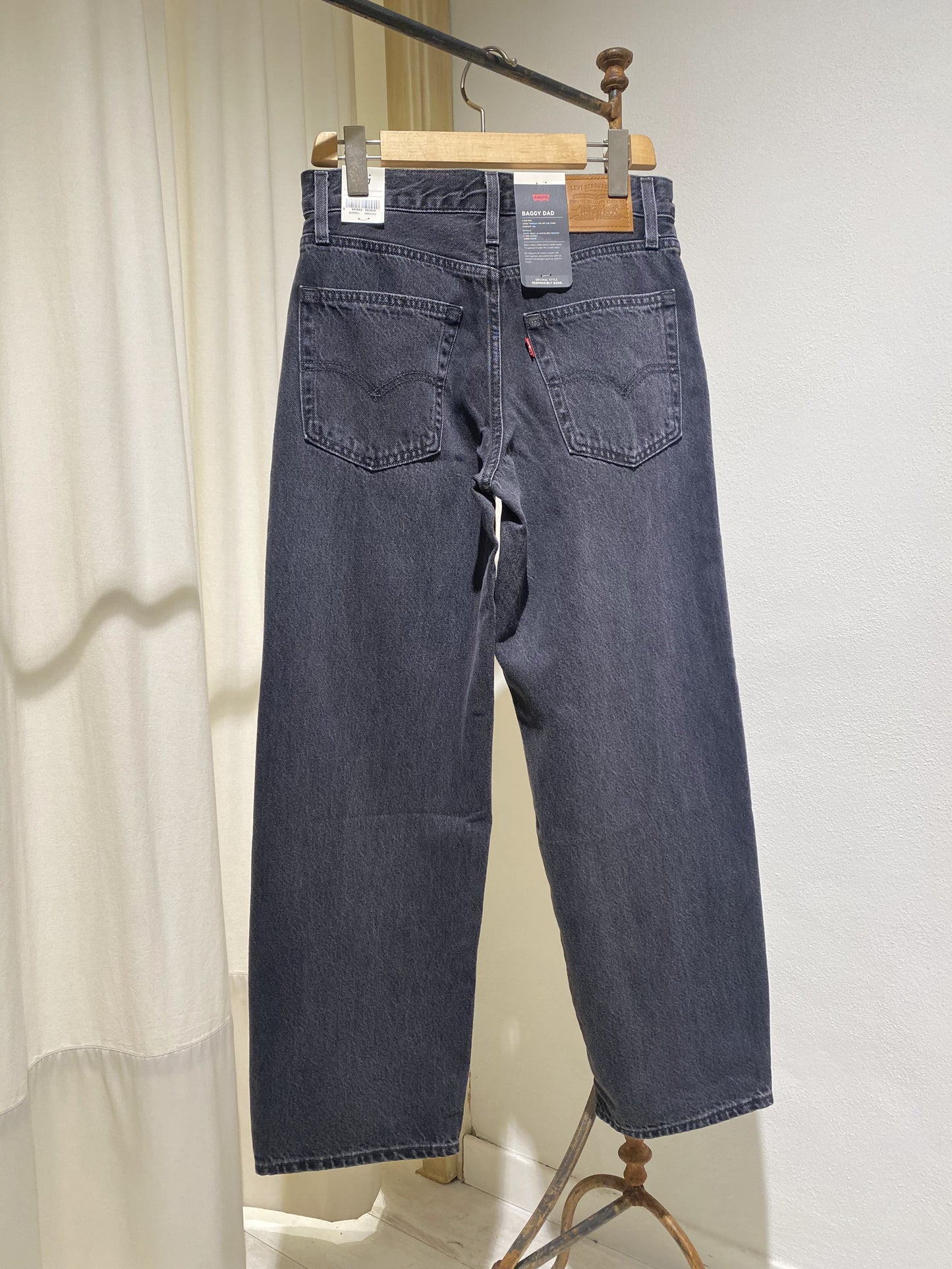 W Levi's® WellThread® Baggy Dad Jeans Black