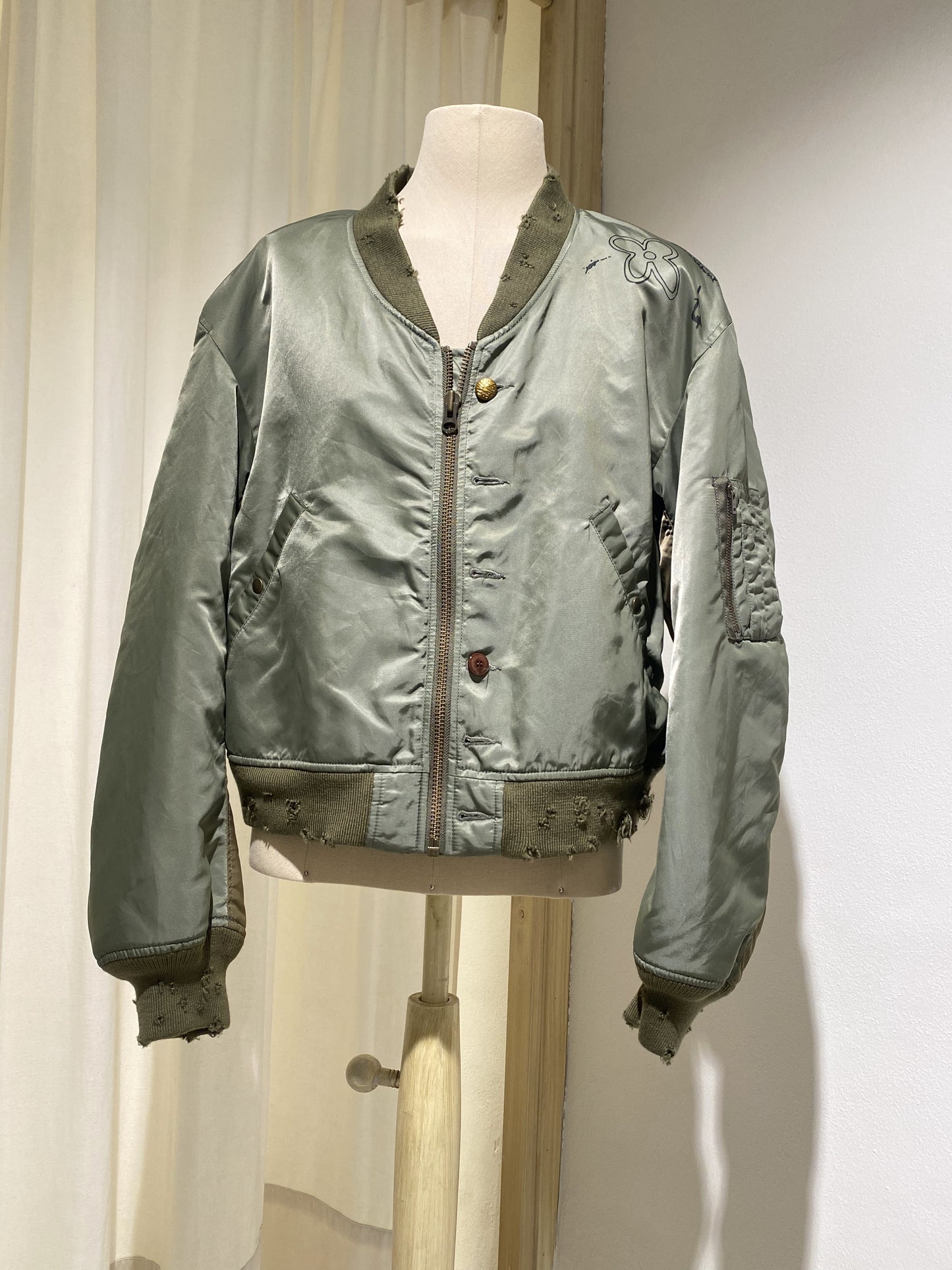 W BOMBER STAND ALONÉ MILITARY GREEN