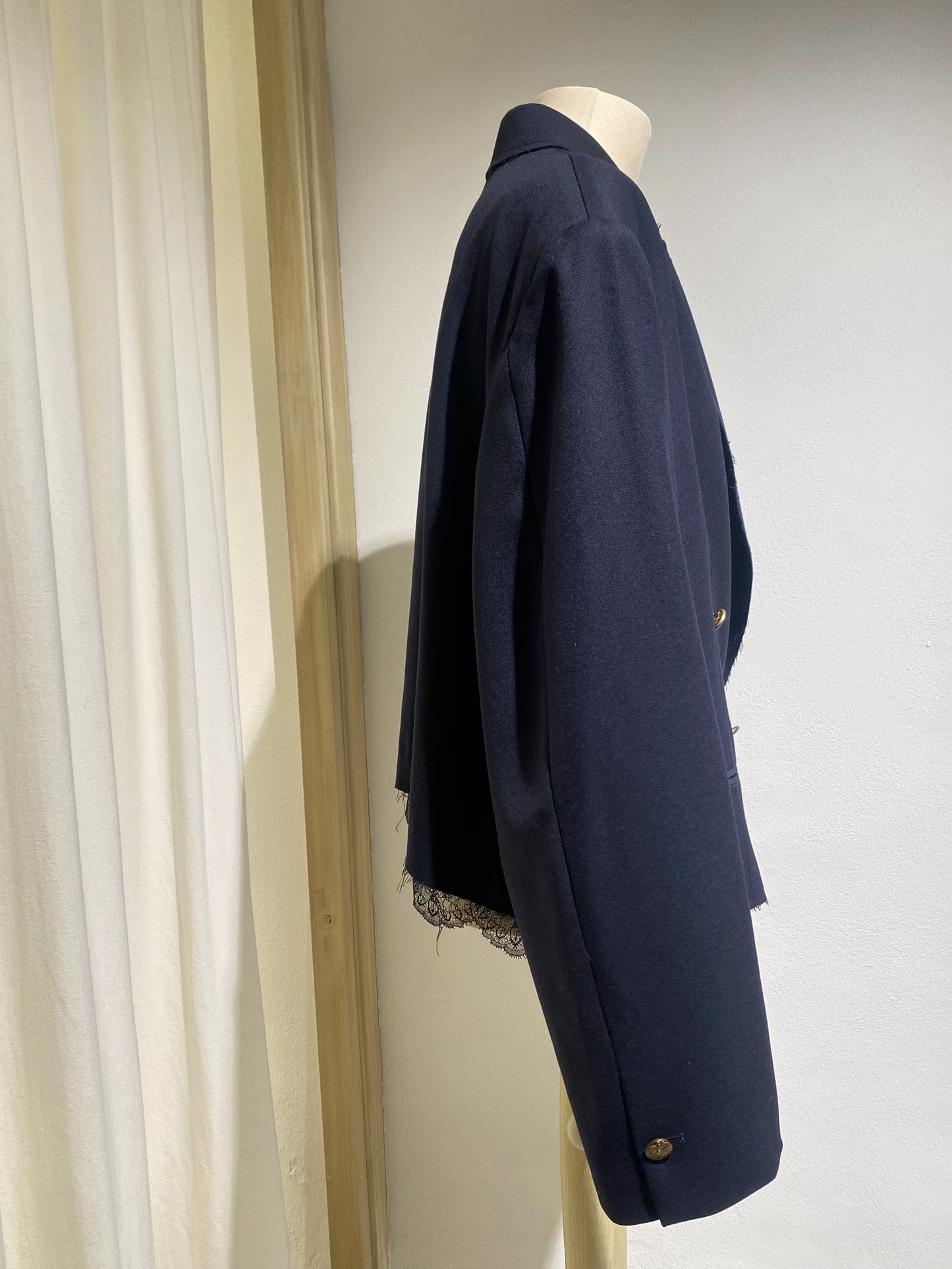 W TUXEDO BLAZER STAND ALONÉ NAVY BLUE