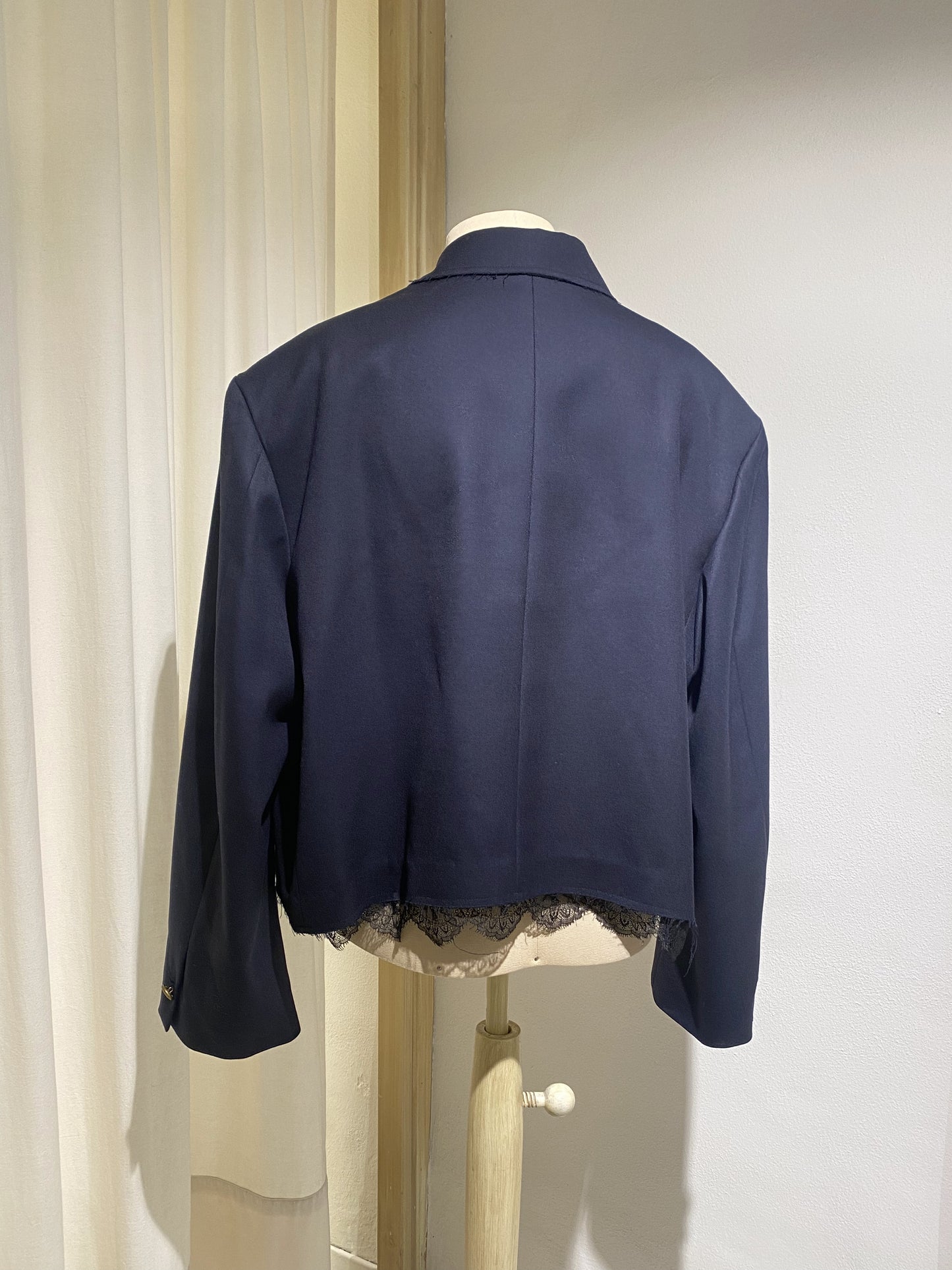 W TUXEDO BLAZER STAND ALONÉ NAVY BLUE