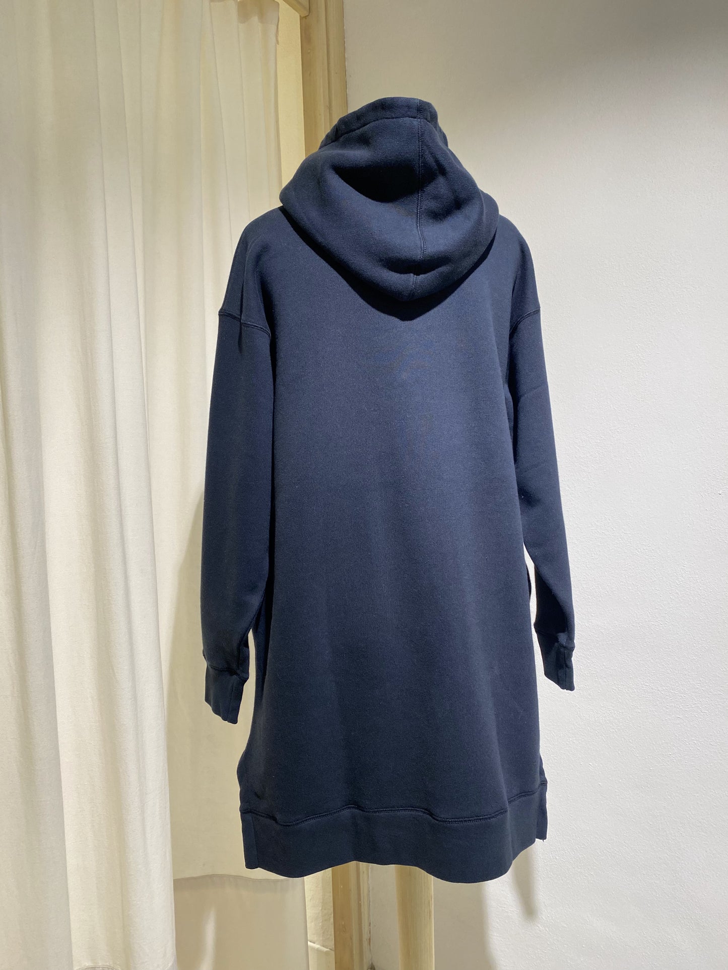 W HOODIE SWEATER DRESS BELLEROSE BLUE AMERICA
