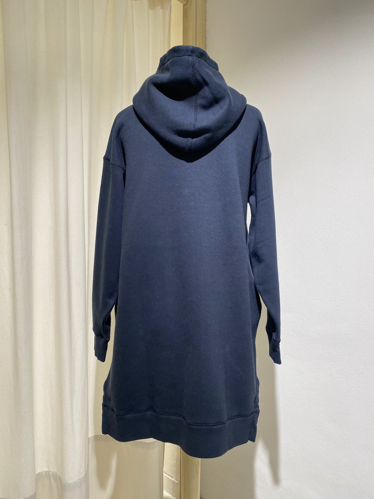 W HOODIE SWEATER DRESS BELLEROSE BLUE AMERICA