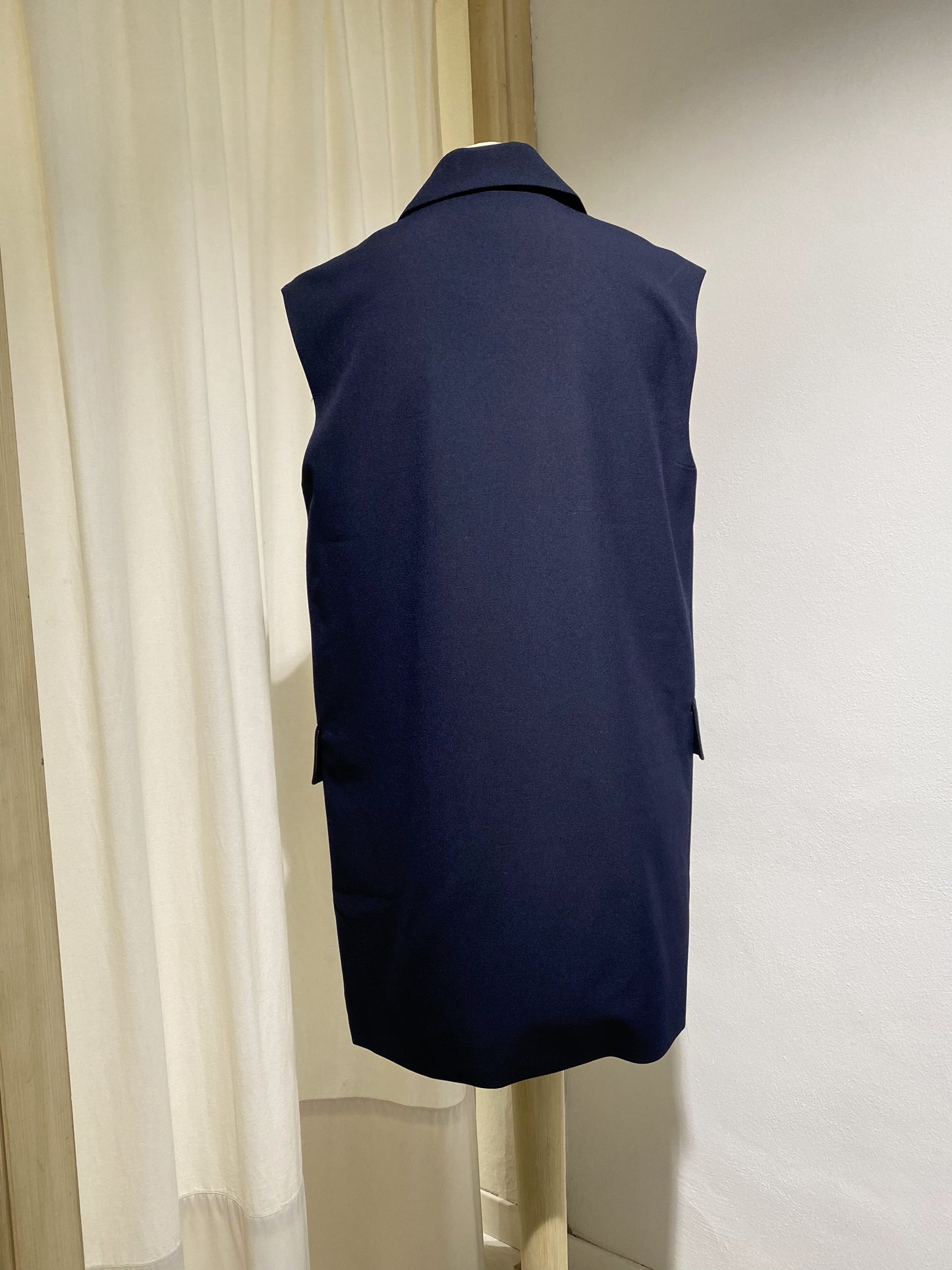 W BLAZER NO SLEEVES VESTA BELLEROSE NAVY BLUE