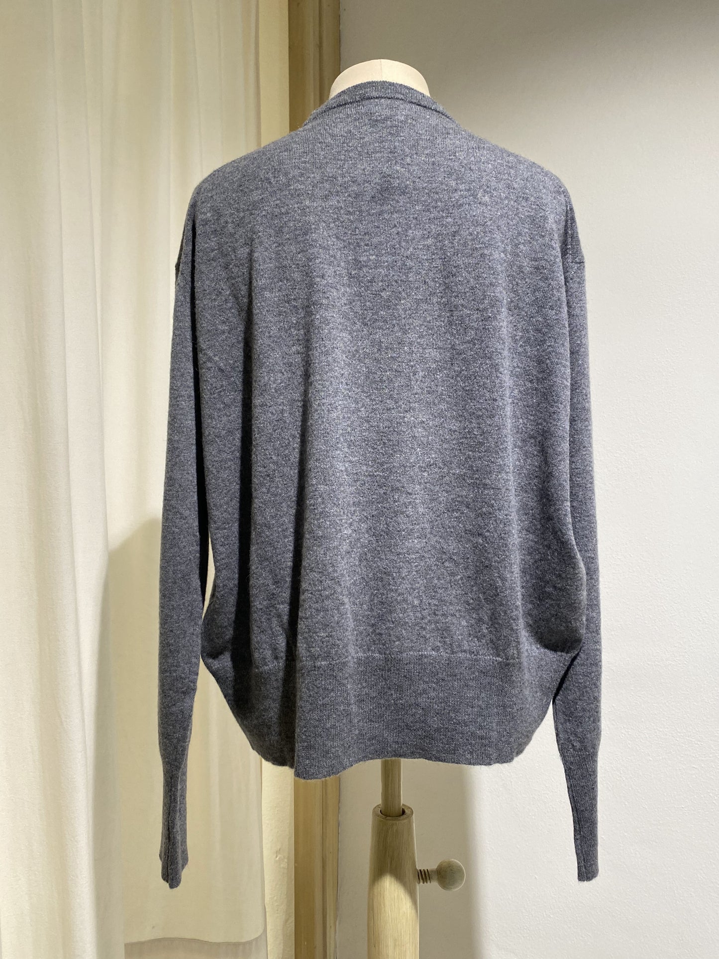 W SAN FRANCISCO PHIILI ROUND NECK KNIT - HEATHER GREY