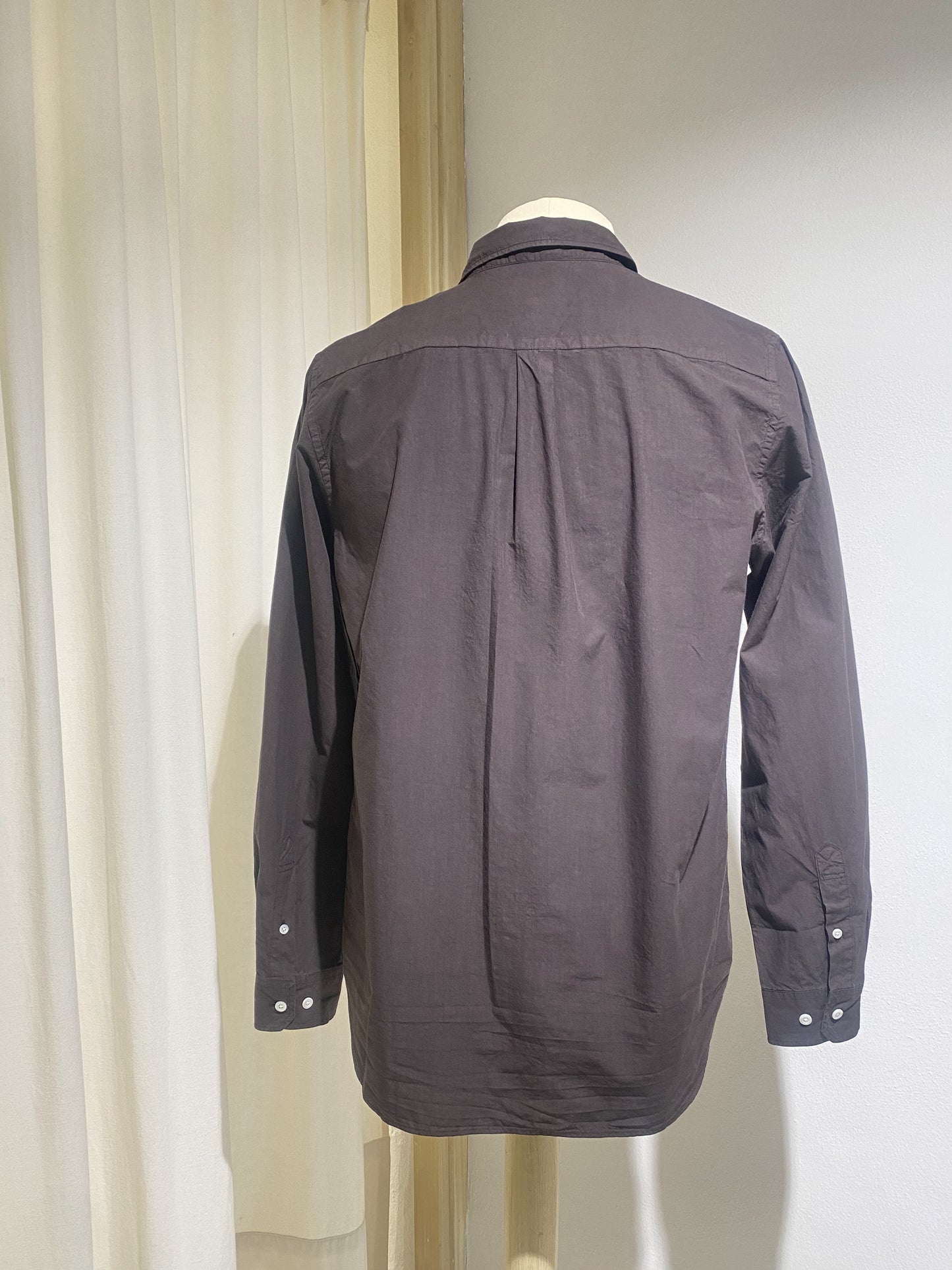 M OSVALD COTTON TENCEL SHIRT NORSE PROJECTS ESPRESSO