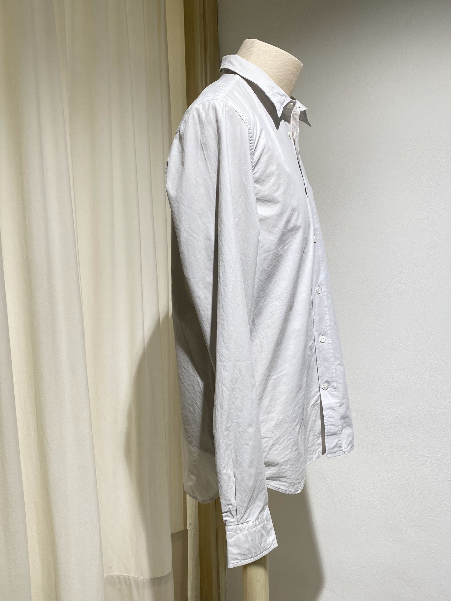 M OSVALD COTTON TENCEL SHIRT NORSE PROJECTS MARBLE WHITE
