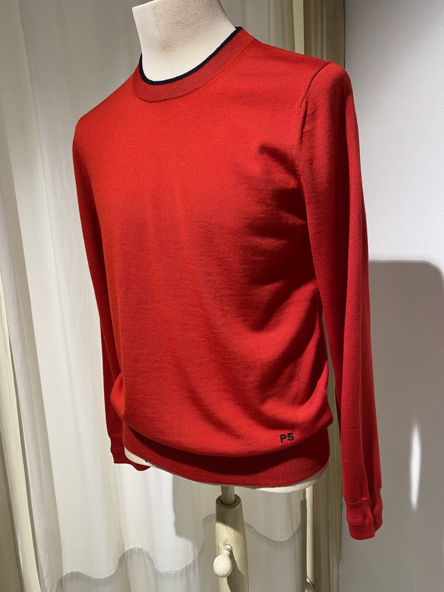 M KNITWEAR ROUND NECK PS PAUL SMITH RED