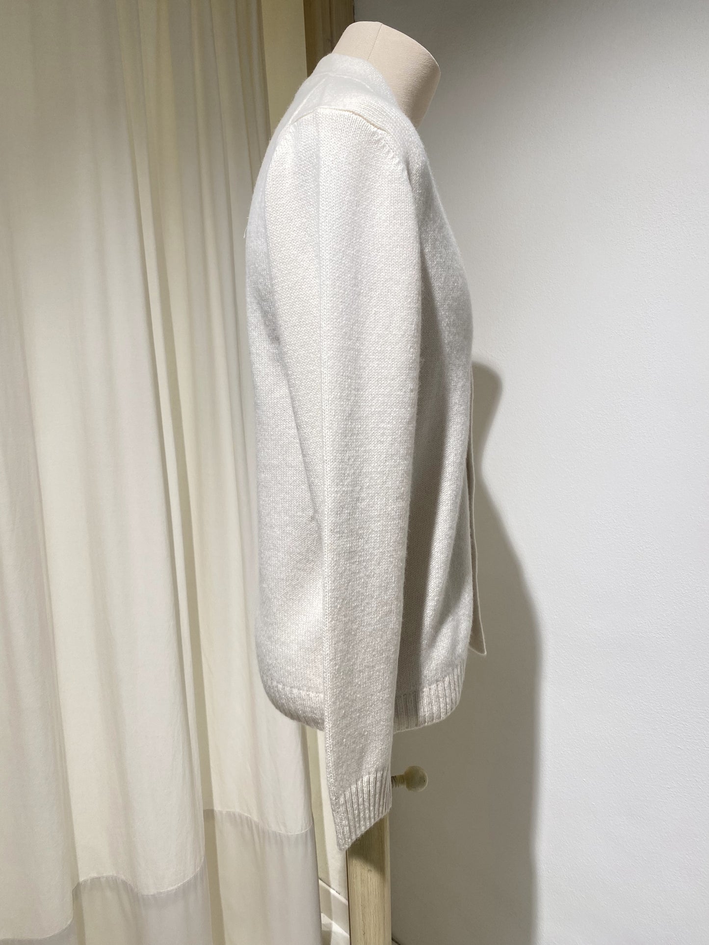 M CARDIGAN CASHMERE DANIELE FIESOLI MILK