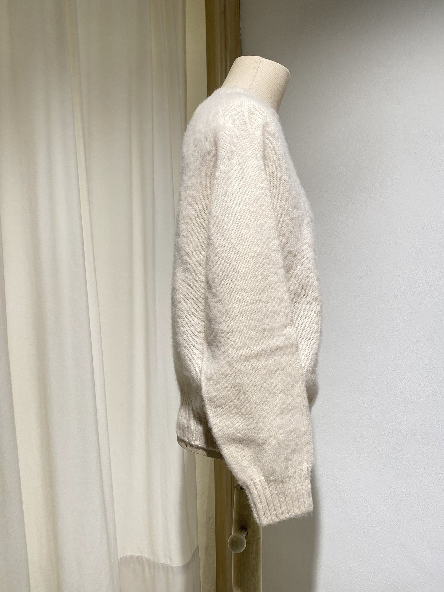 W FOREVERNEVERMORE HOWLIN' roundneck KNITWEAR ECRU