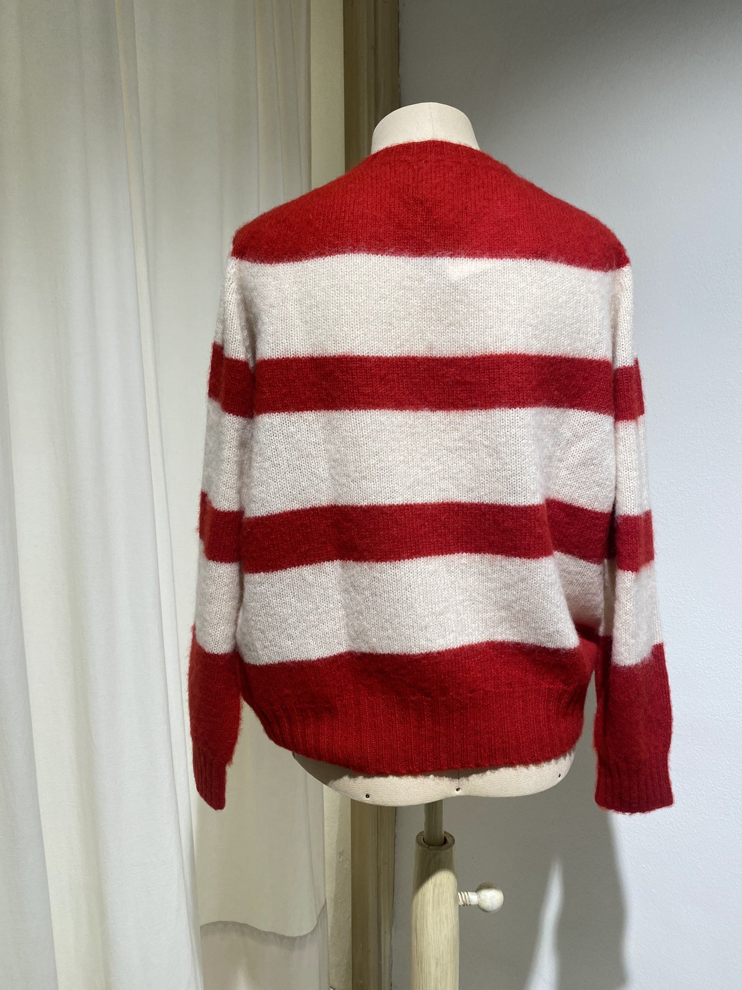 W A DANCE IN THE JUNGLE HOWLIN' roundneck KNITWEAR Flaming Red